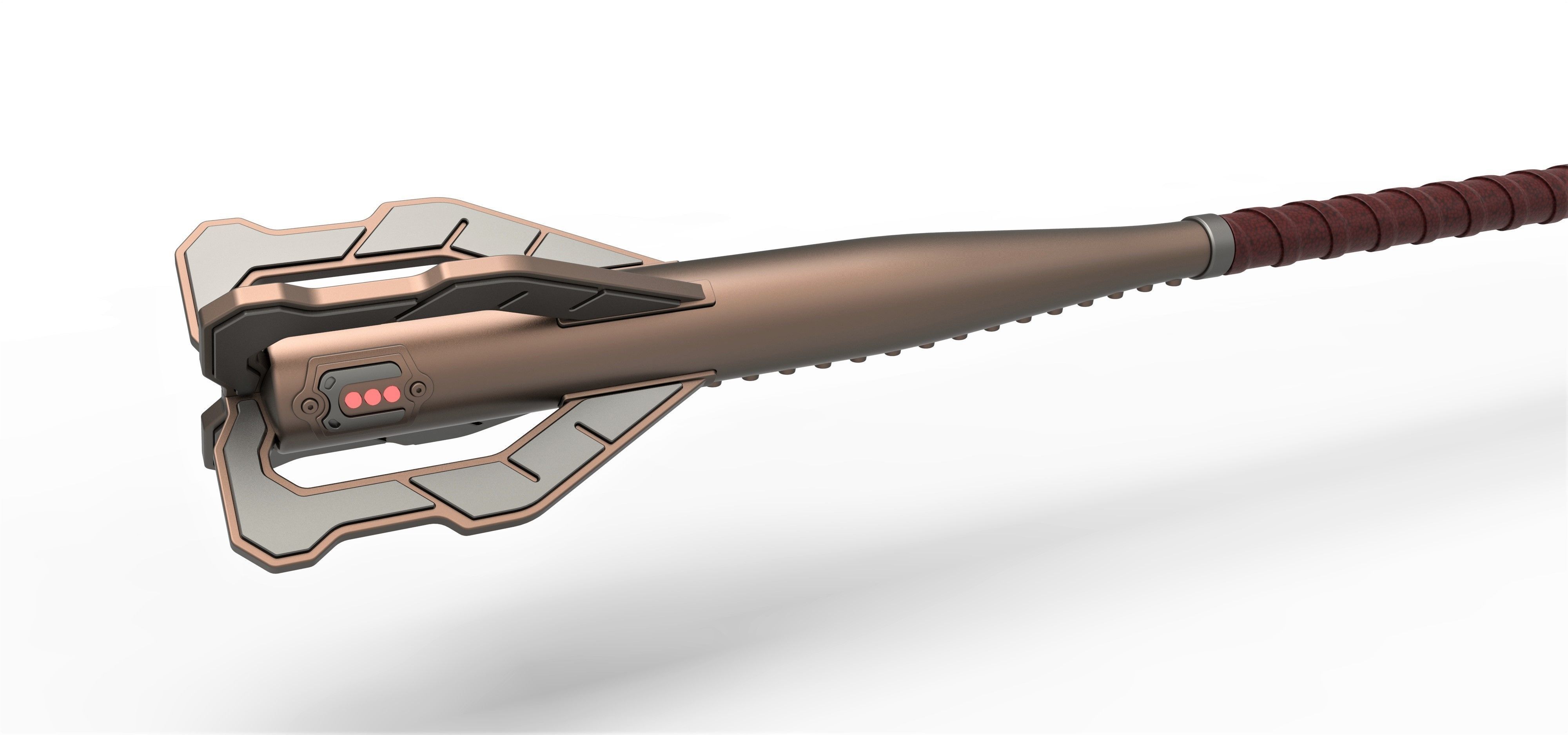 War club of Ushar from the movie Star Wars Rise of Skywalker 3D print model_10