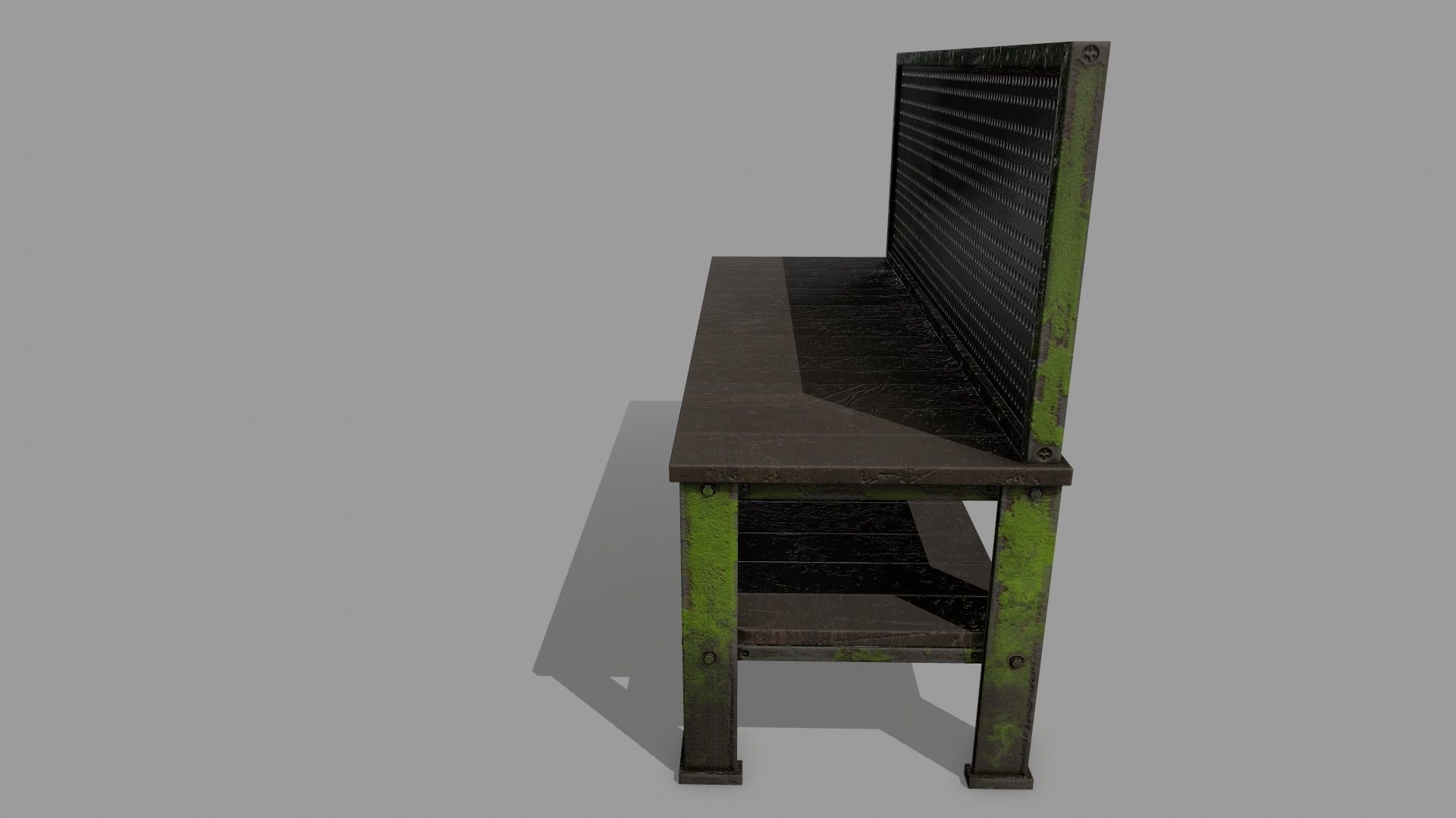workbench industrial bench Low-poly 3D model_7