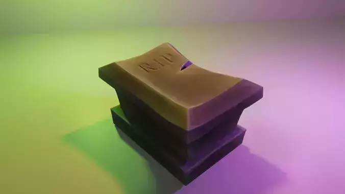 Low Poly Stylistic Tomb