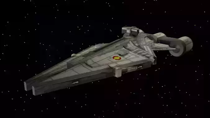 Star Wars - Republic Light Cruiser 3D model