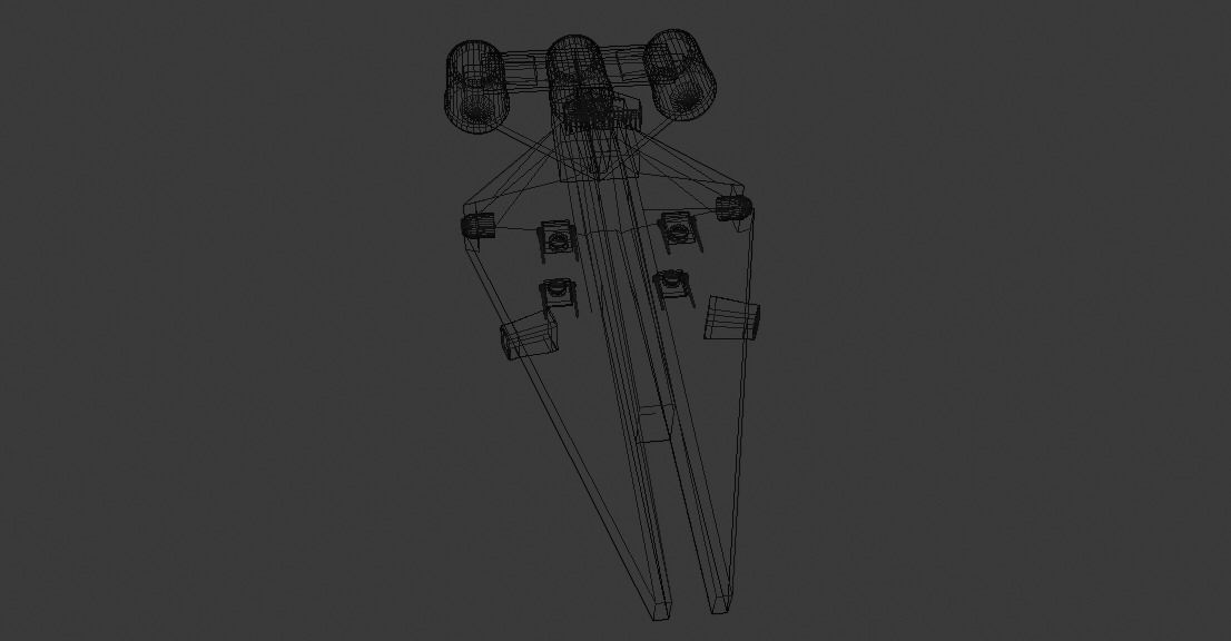 Star Wars - Republic Light Cruiser 3D model_7