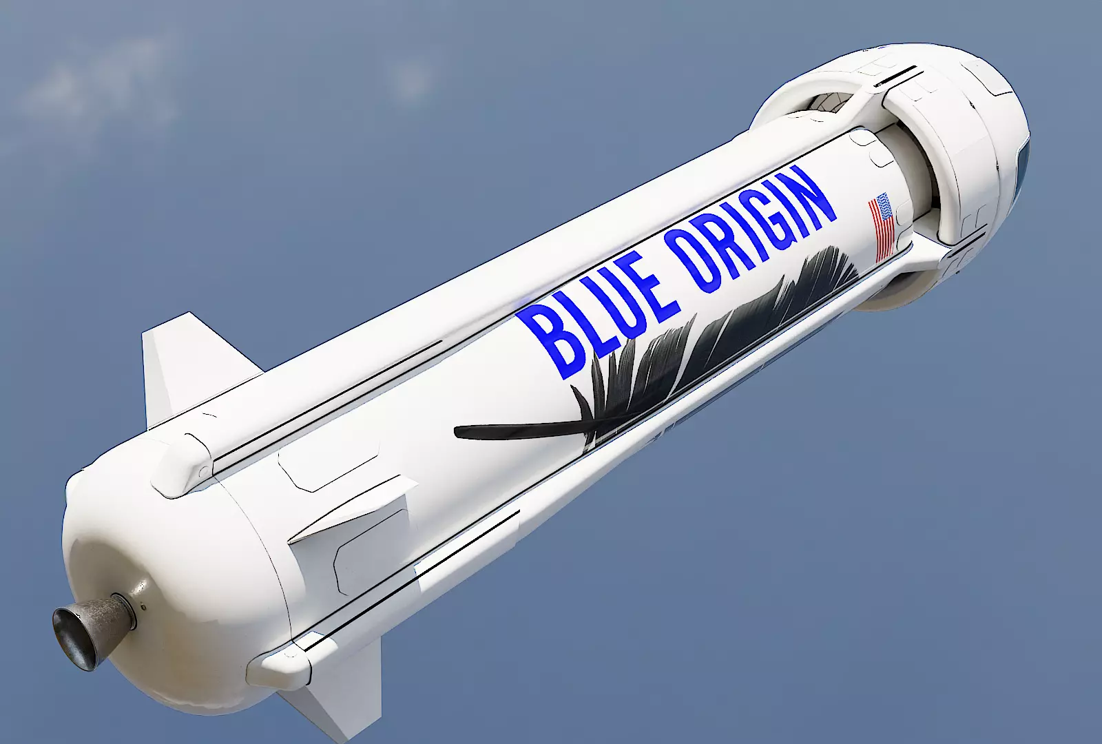 New Shepard 3D model