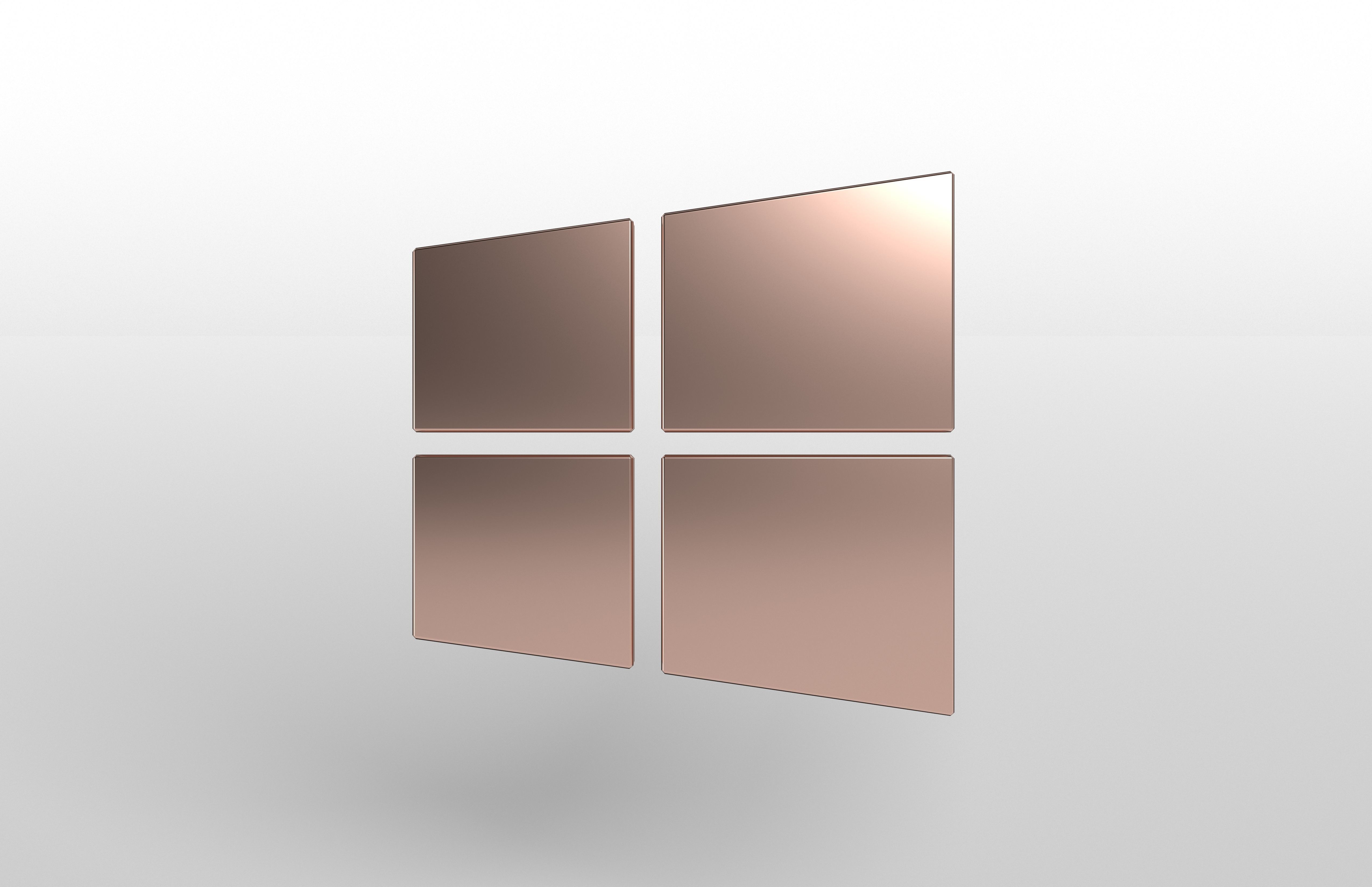 Windows 10 Logo v1 005 Free low-poly 3D model_1