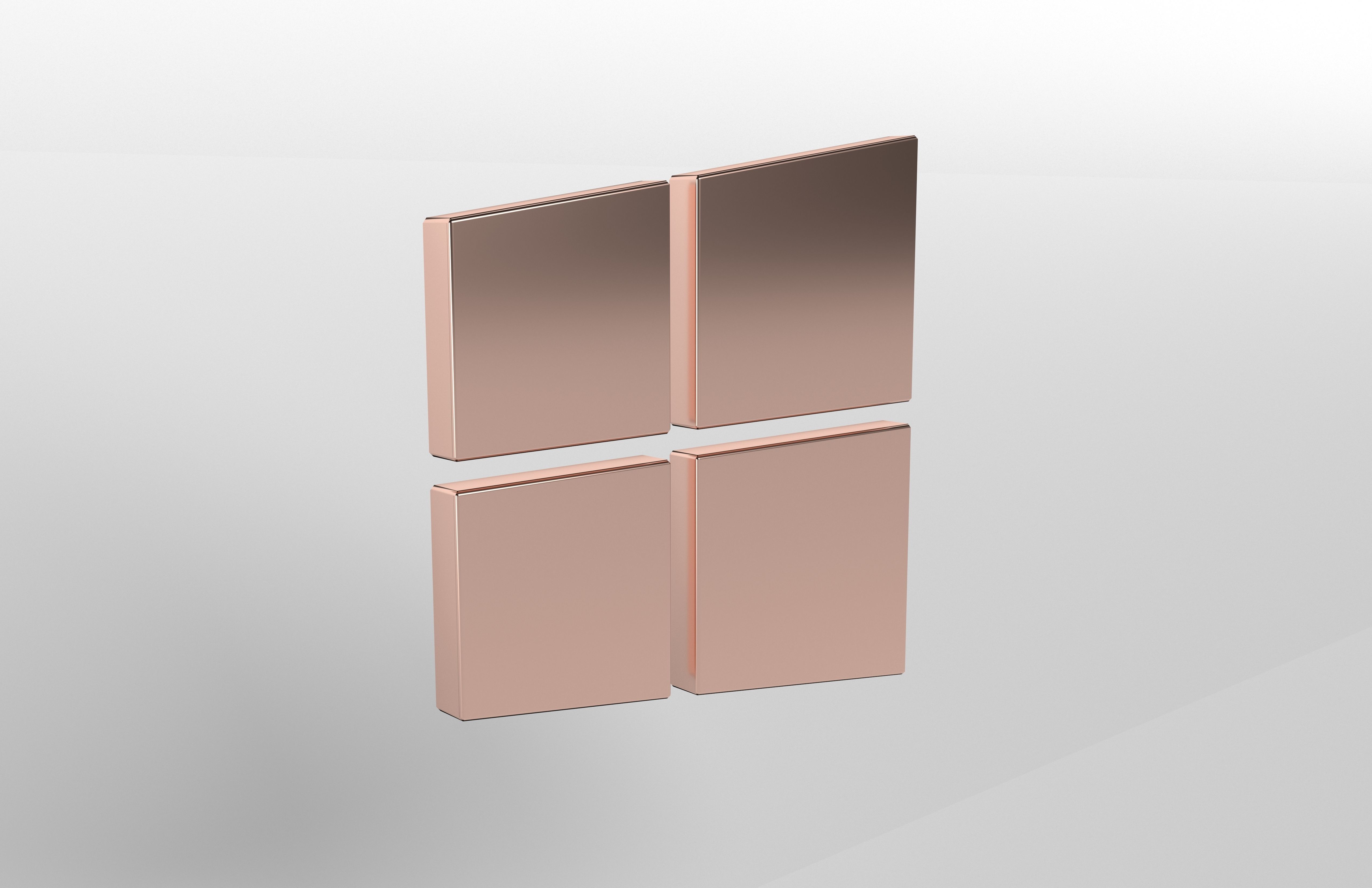 Windows 10 Logo v1 005 Free low-poly 3D model_3