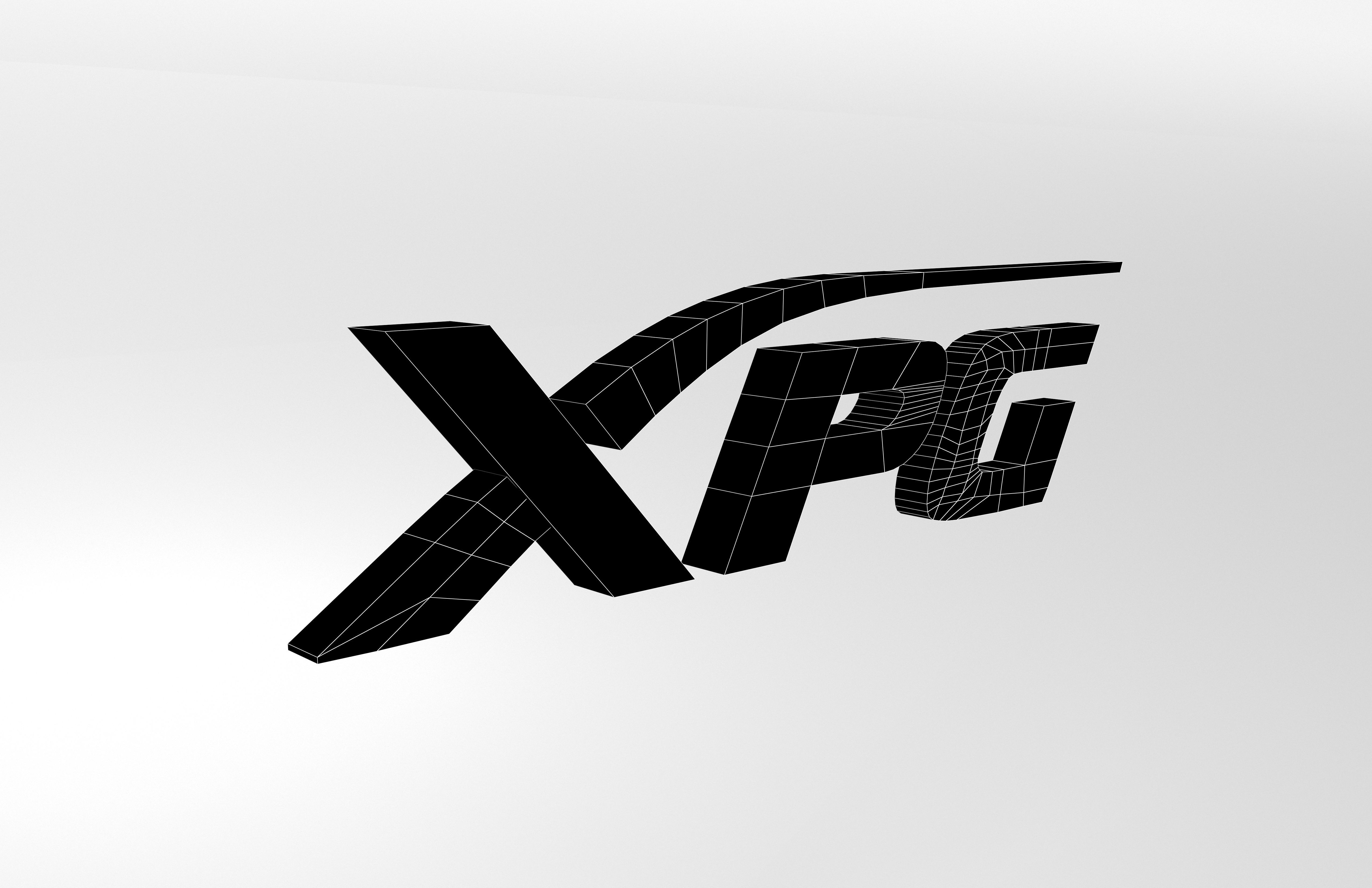 XPG Logo v1 008 Free low-poly 3D model_7