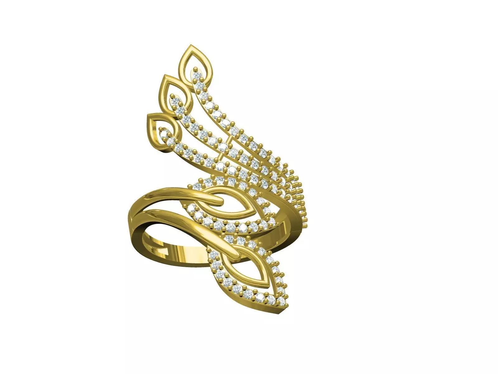 fashion ring 3D print model