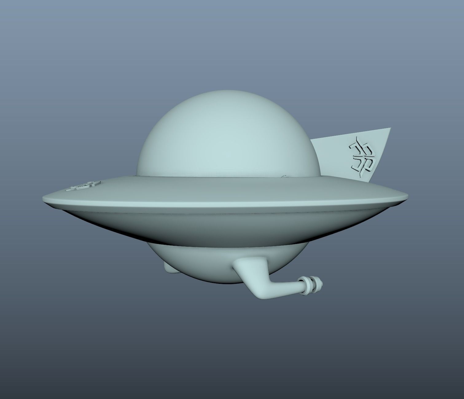 The Jetsons Family Saucer Free 3D print model_6
