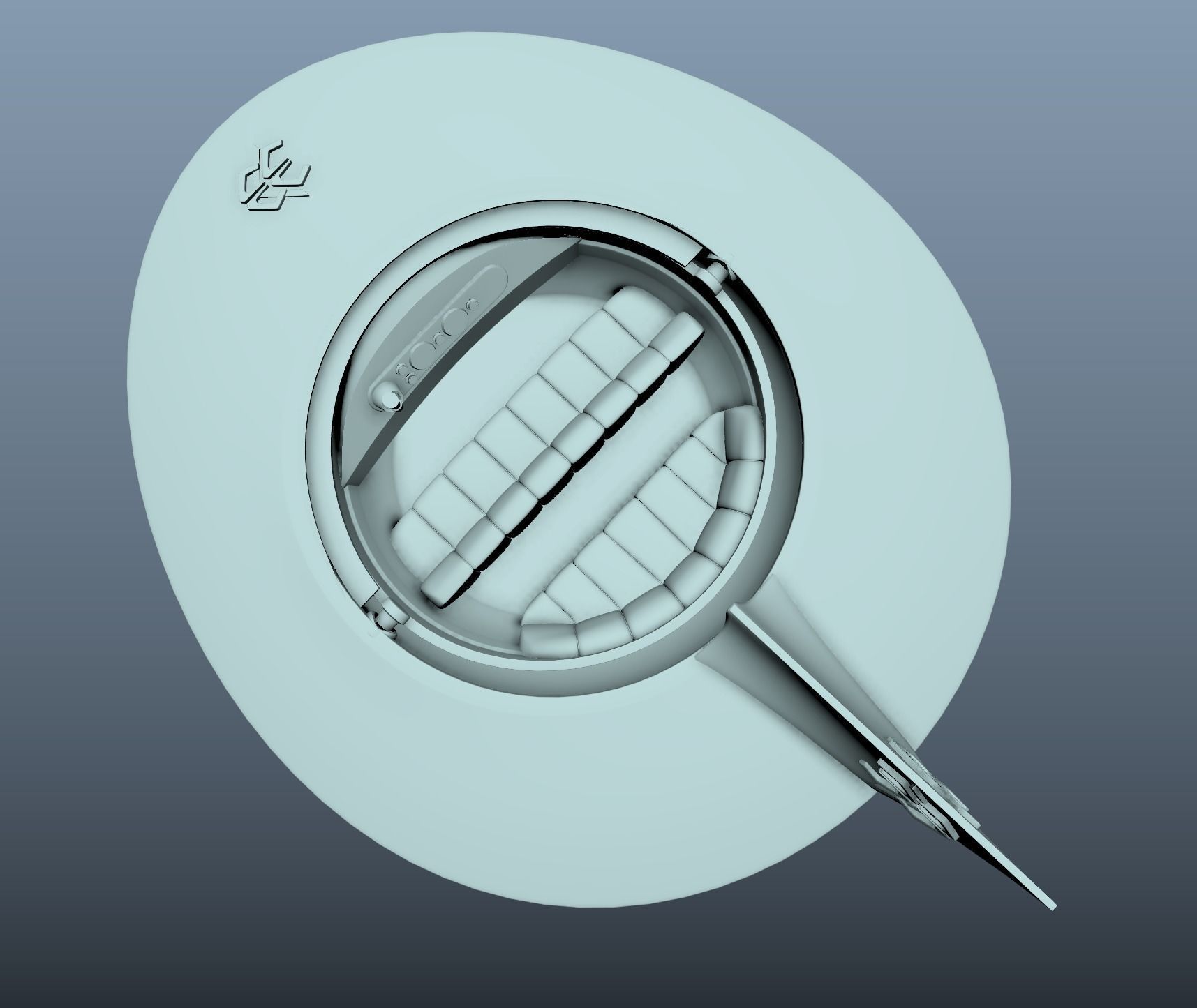 The Jetsons Family Saucer Free 3D print model_4