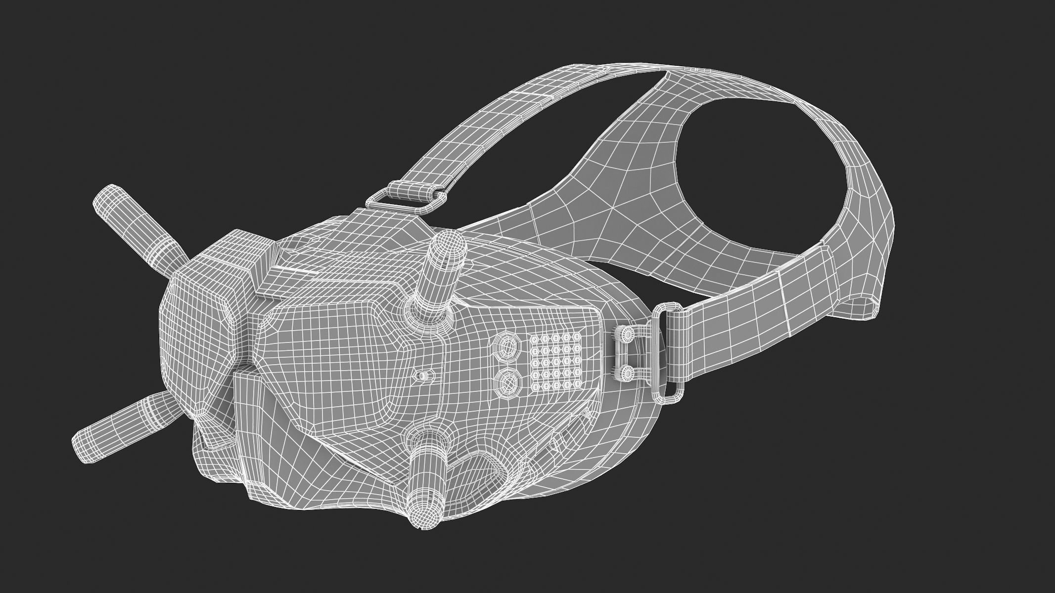 DJI Digital HD FPV Goggles 3D model_28