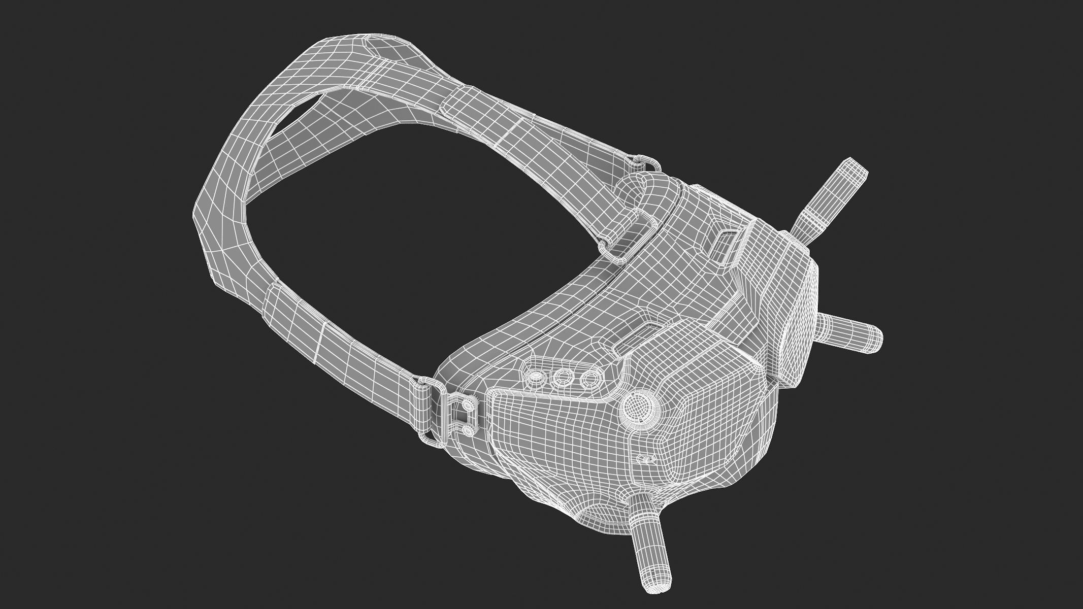 DJI Digital HD FPV Goggles 3D model_30