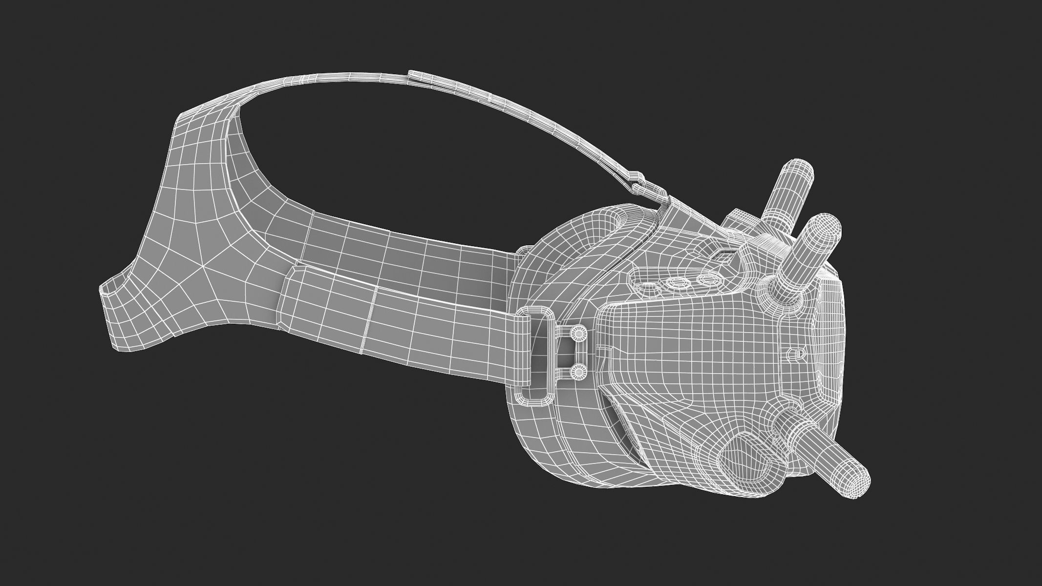 DJI Digital HD FPV Goggles 3D model_23