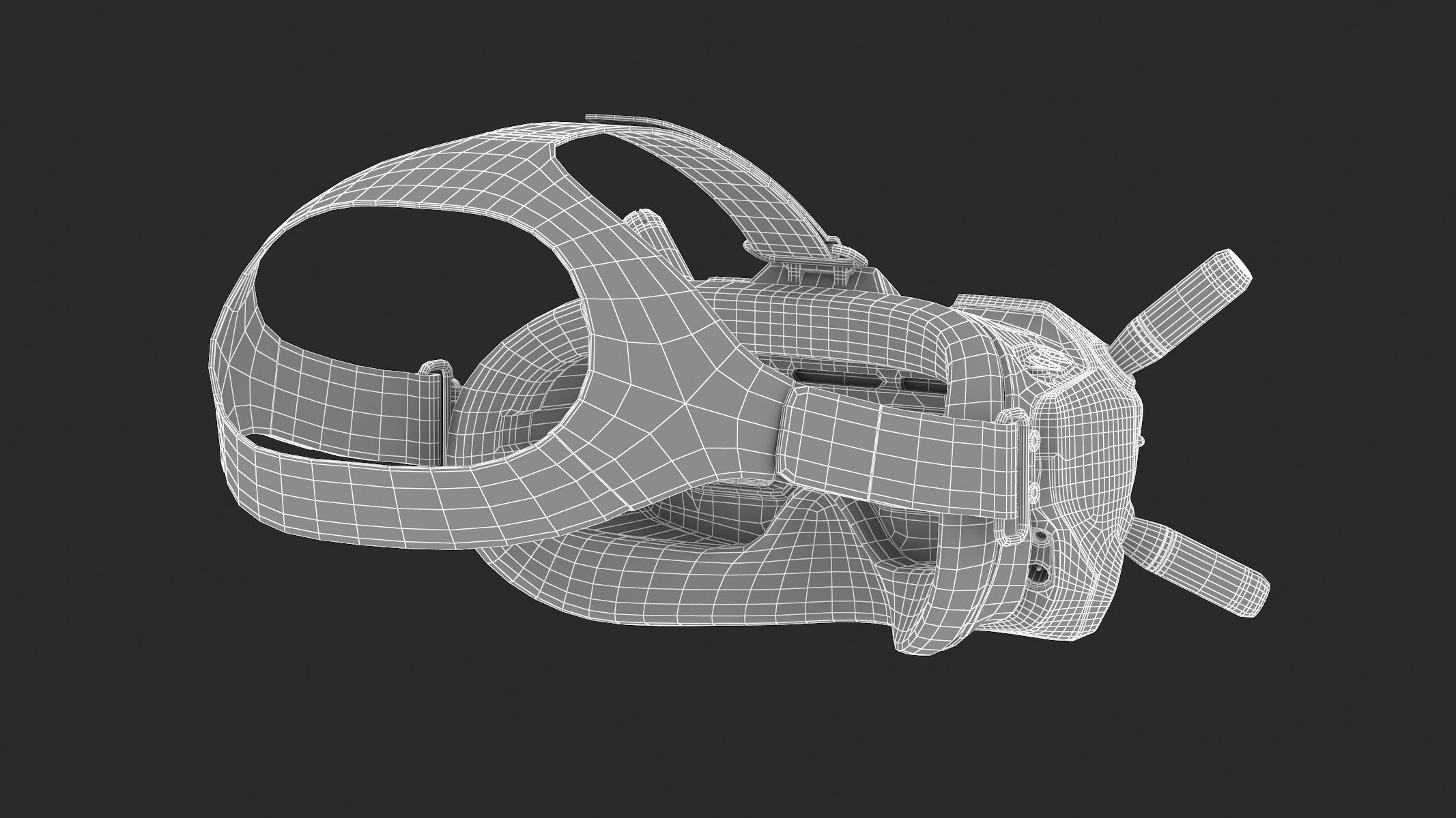 DJI Digital HD FPV Goggles 3D model_24