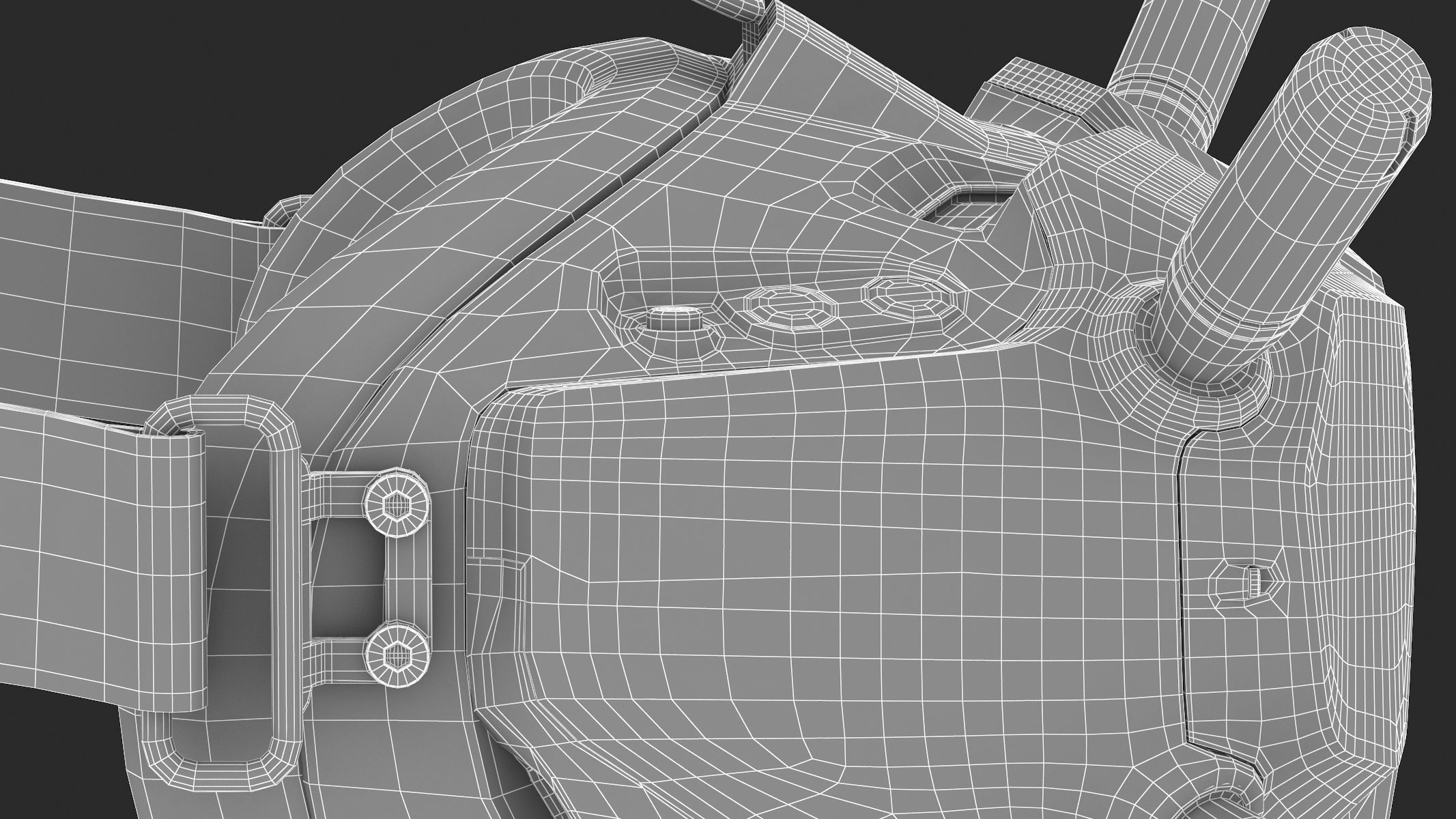 DJI Digital HD FPV Goggles 3D model_33