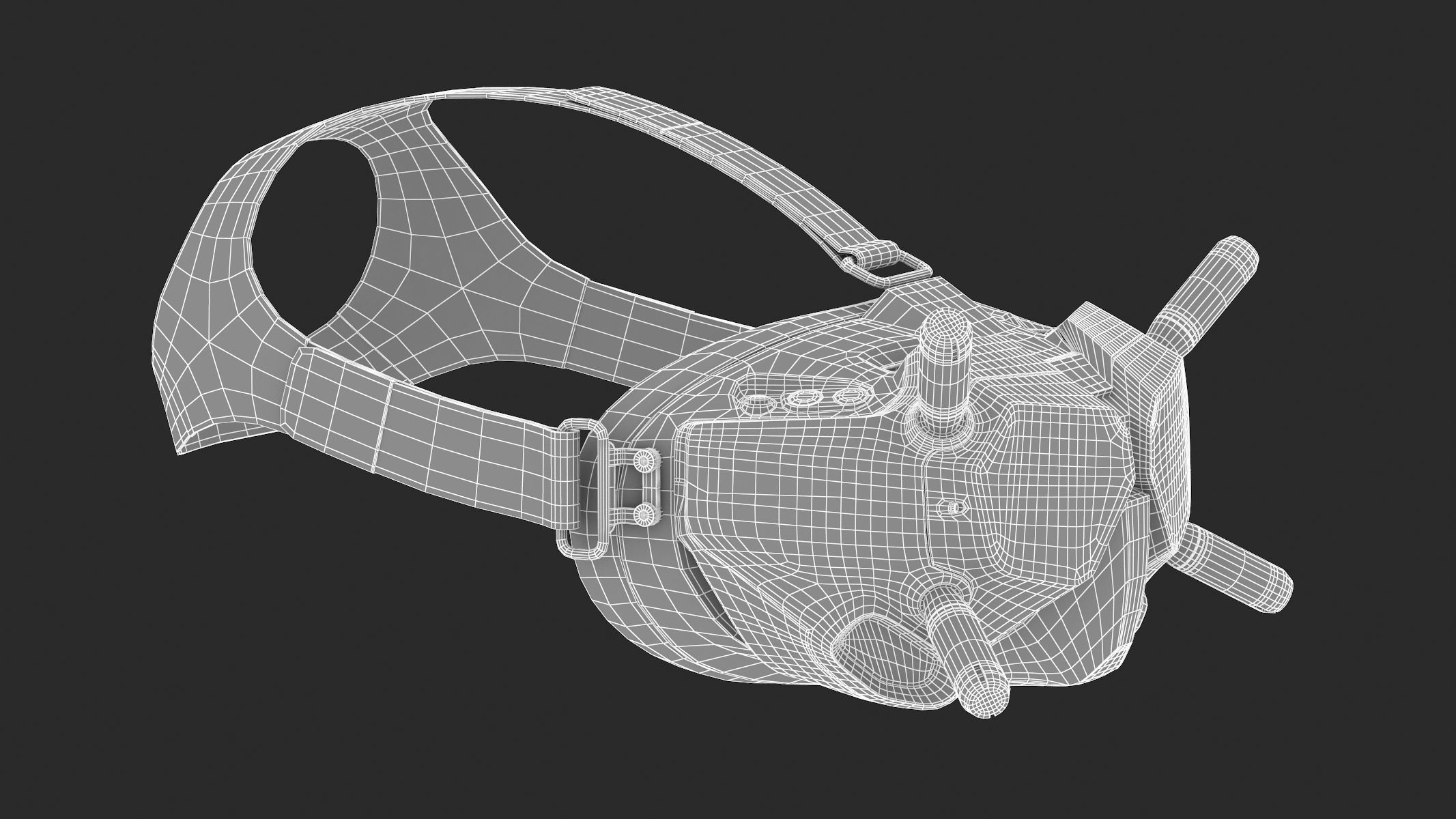 DJI Digital HD FPV Goggles 3D model_22