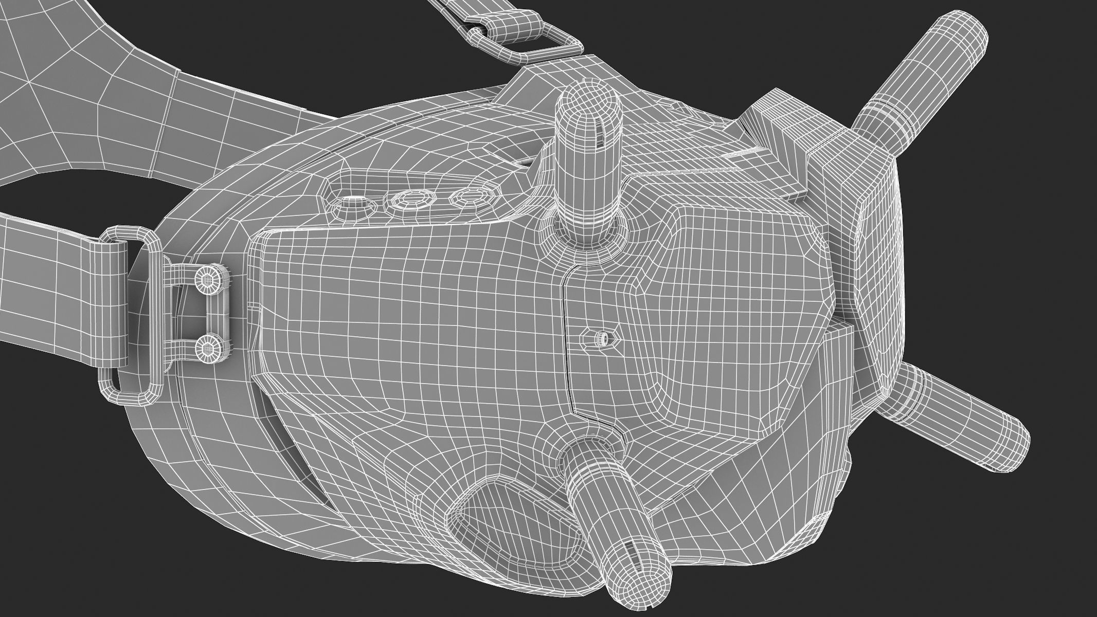 DJI Digital HD FPV Goggles 3D model_32