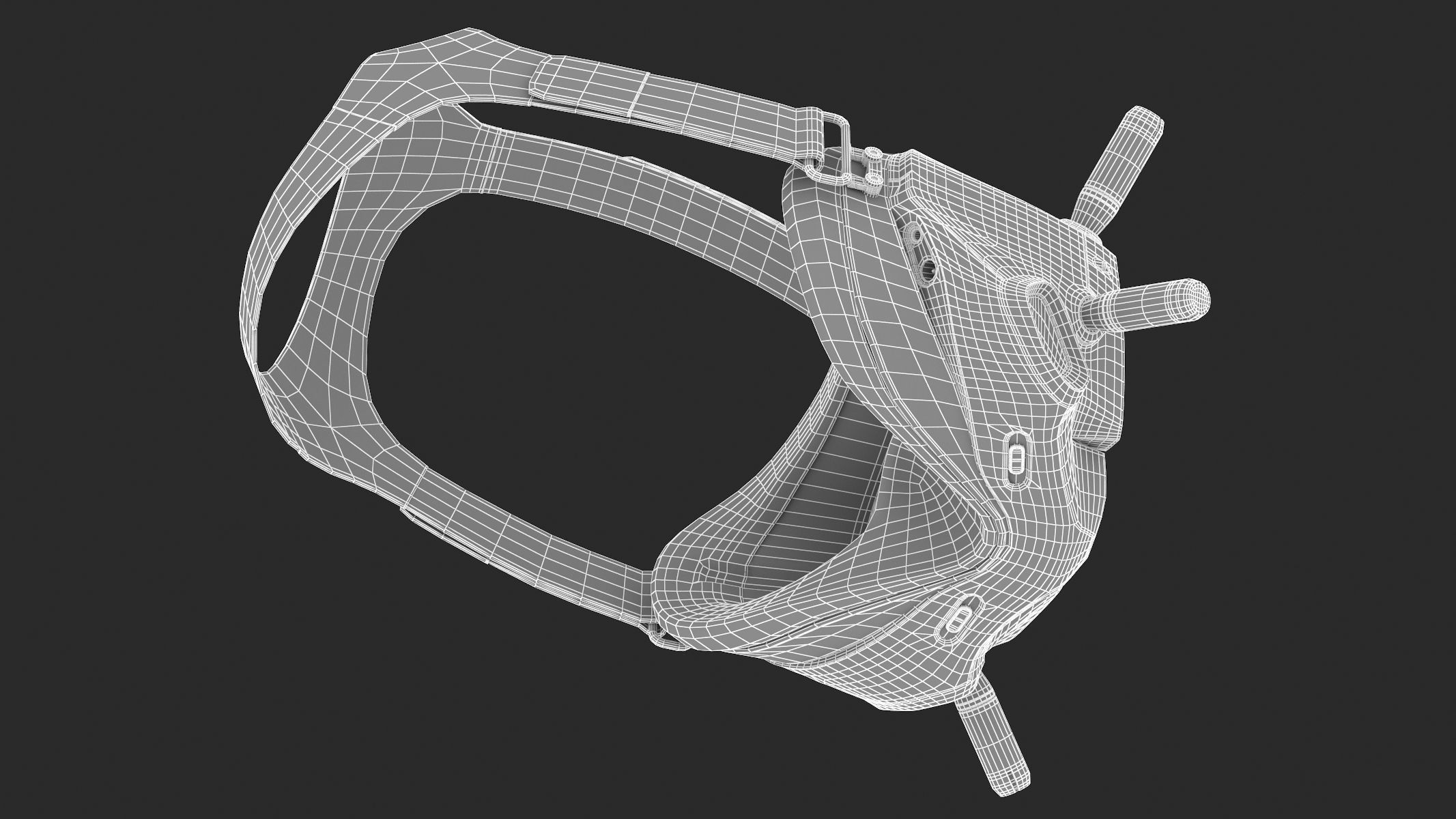 DJI Digital HD FPV Goggles 3D model_31