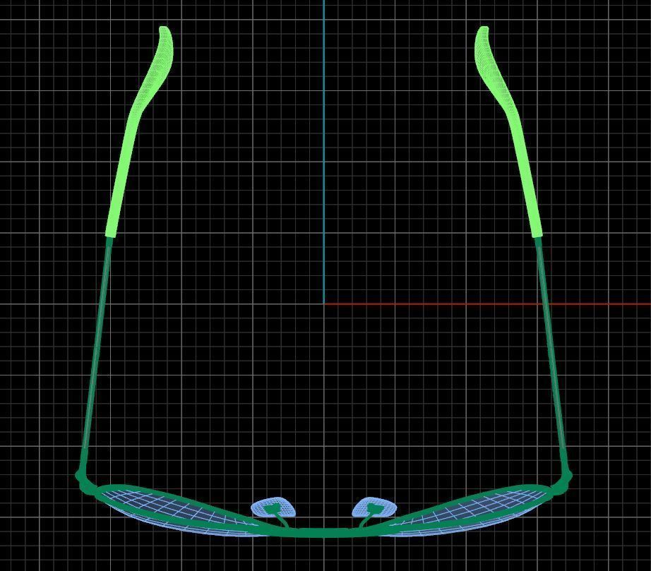 Eyeglasses for Men and Women 3D print model_7