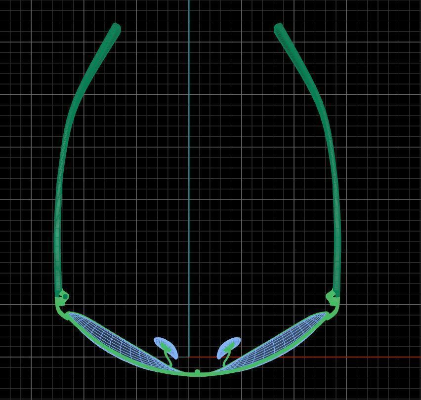 Eyeglasses for Men and Women 3D print model_6