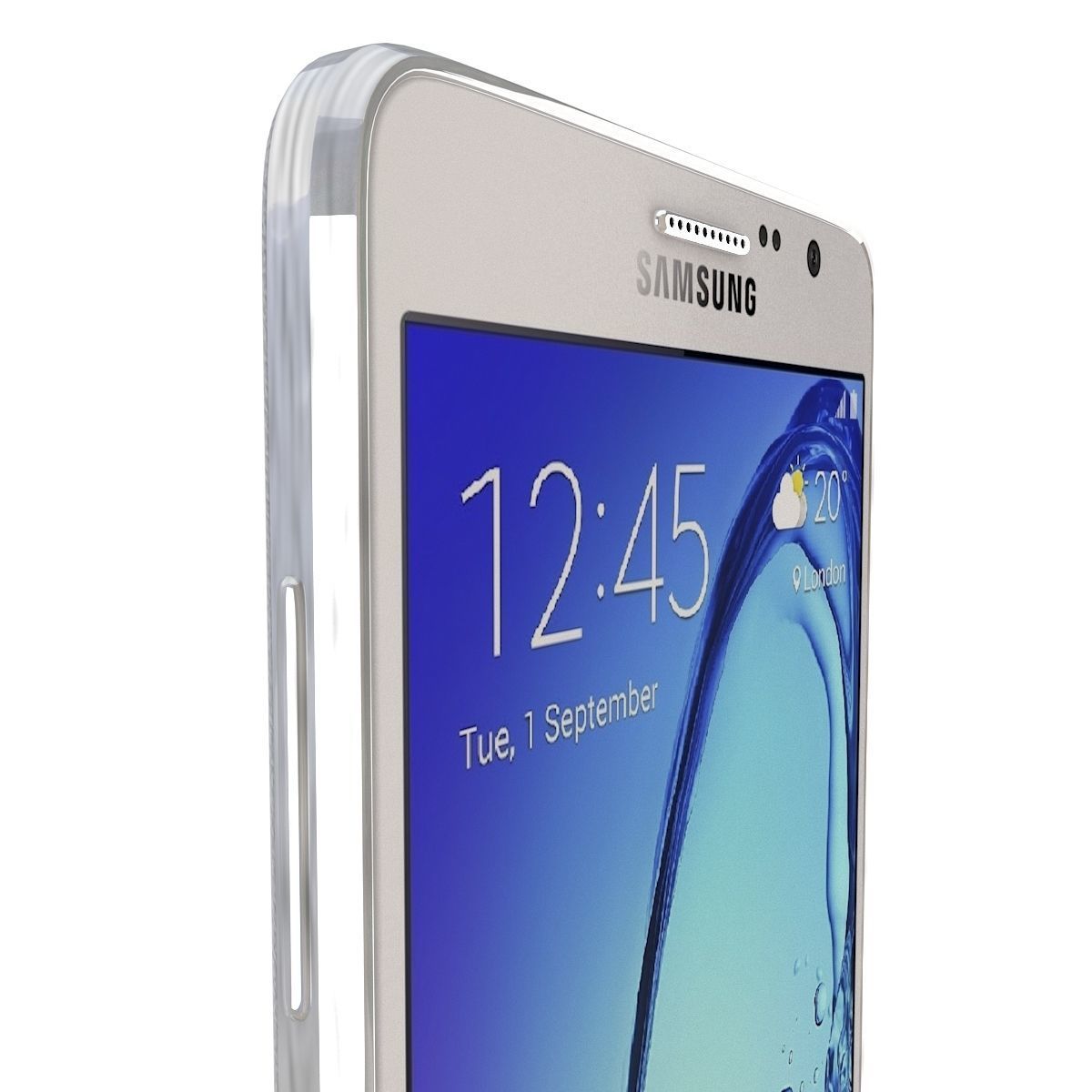 Samsung Galaxy On5 White 3D model_10