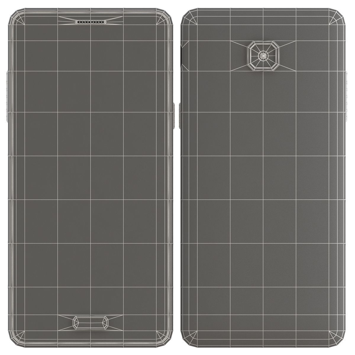 Samsung Galaxy On5 White 3D model_12