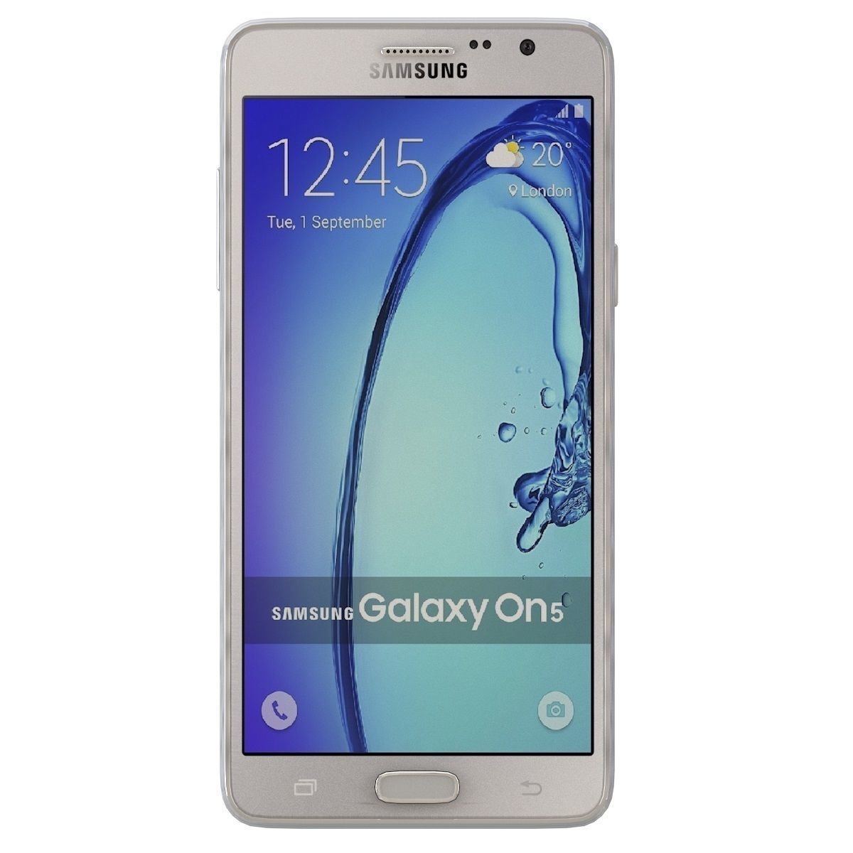 Samsung Galaxy On5 White 3D model_2