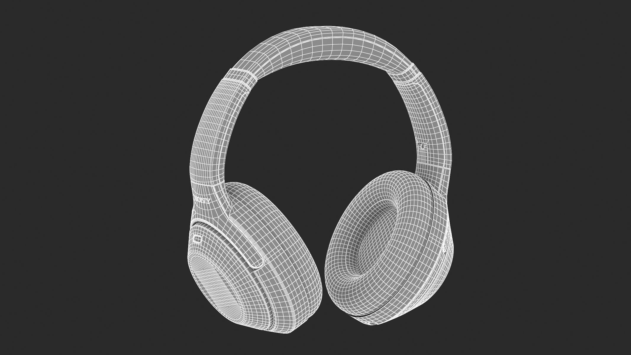 Sony Headphones WH1000XM3 3D model_20