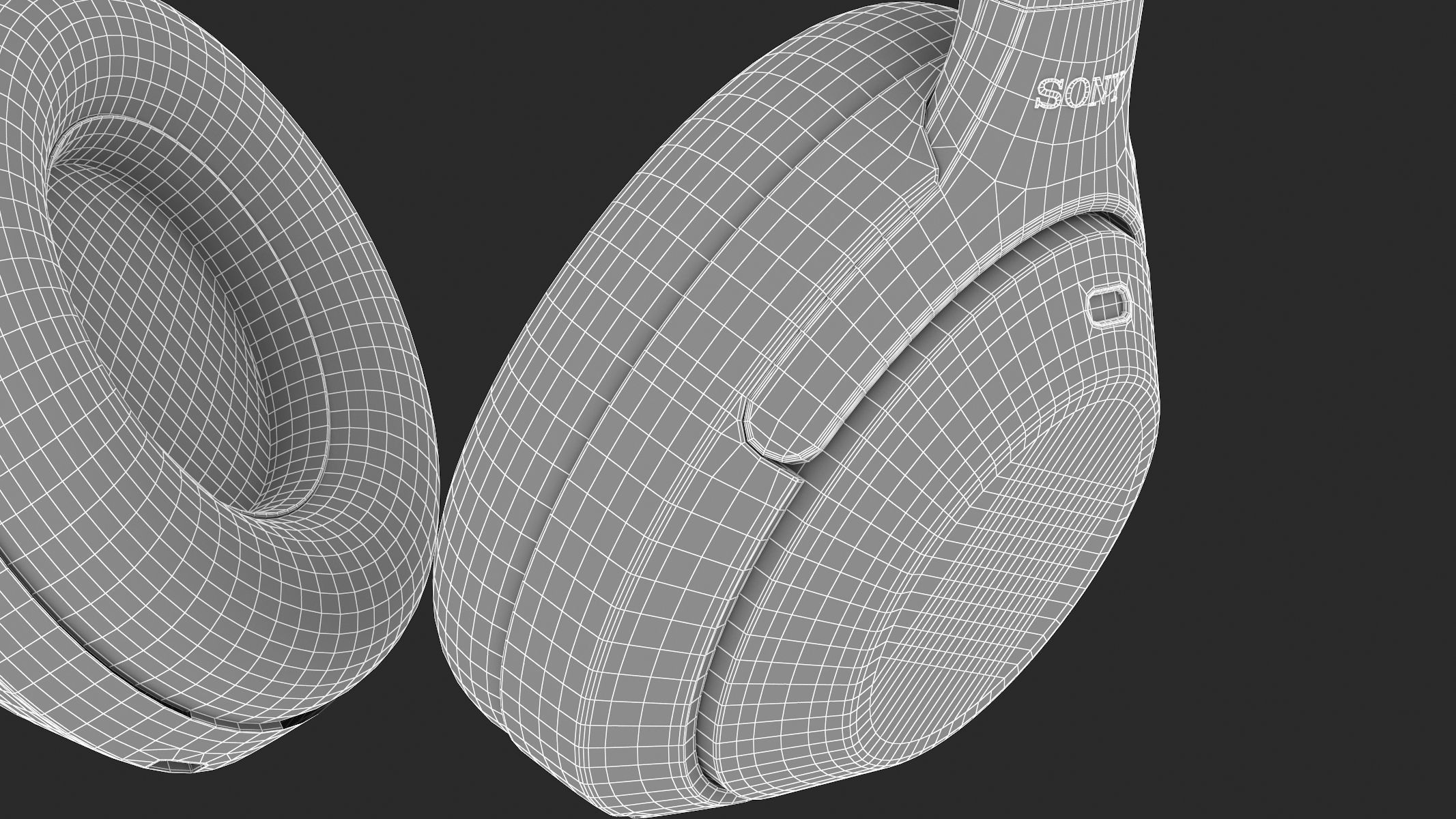 Sony Headphones WH1000XM3 3D model_38