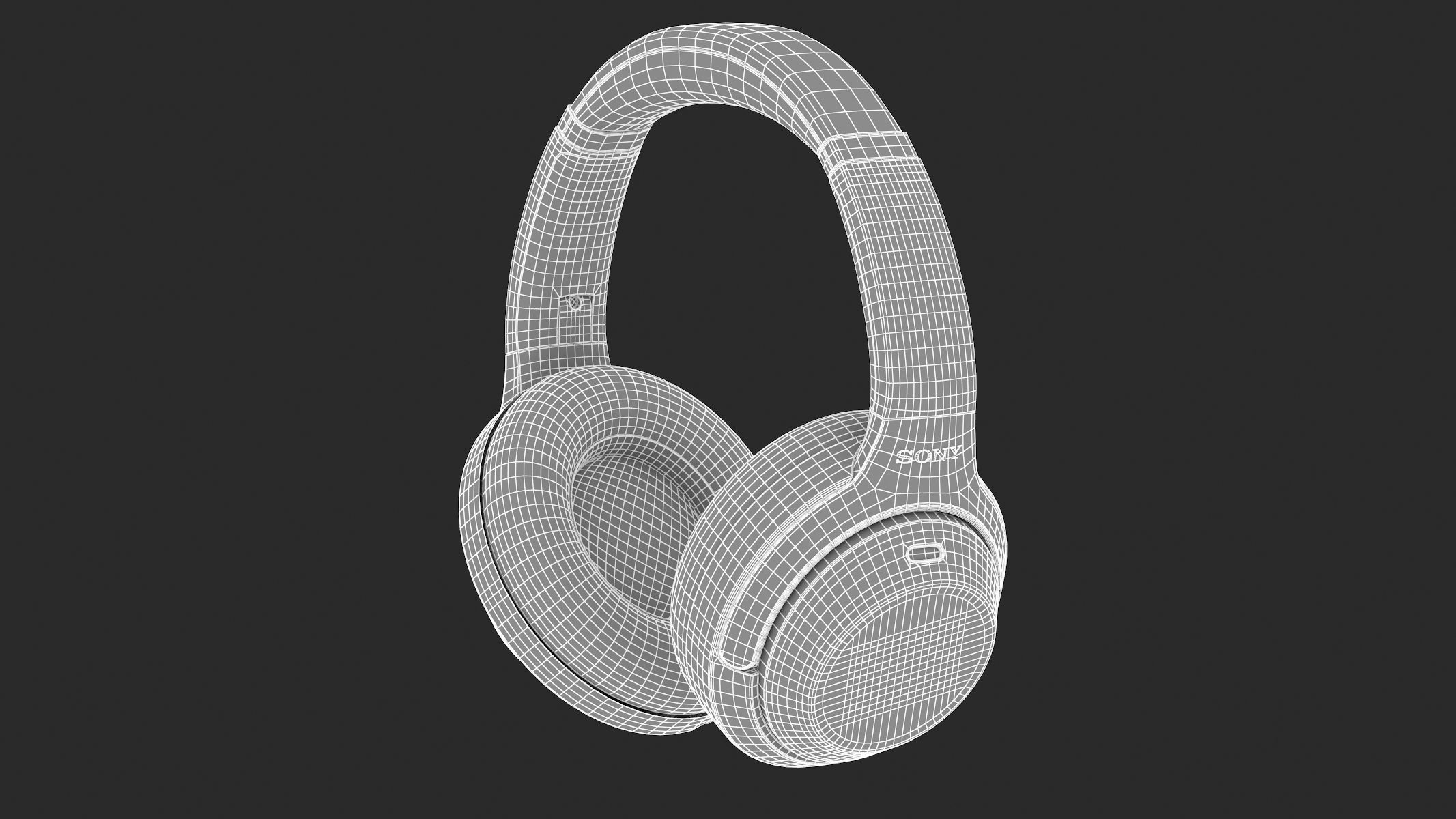 Sony Headphones WH1000XM3 3D model_23