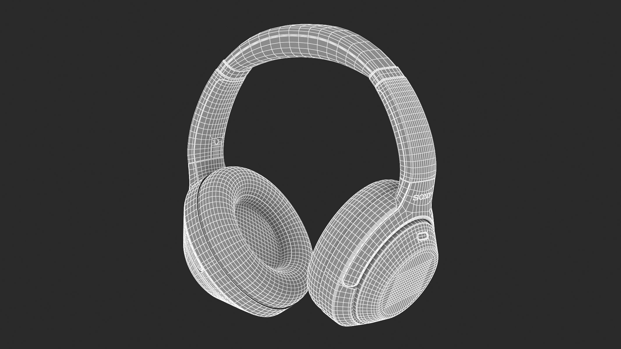 Sony Headphones WH1000XM3 3D model_24