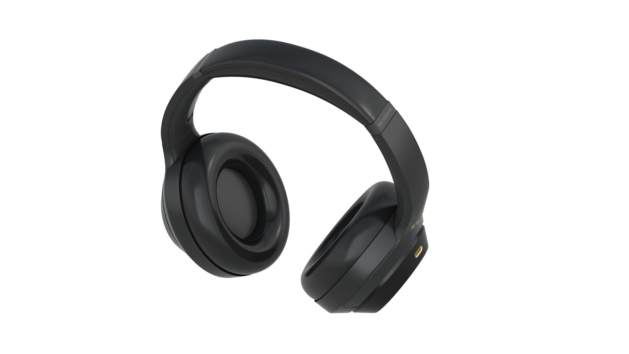 Sony Headphones WH1000XM3 3D model_7