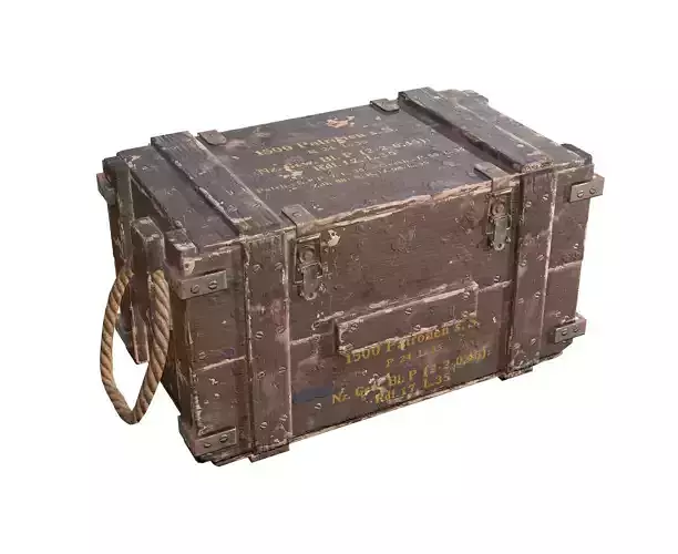 Old military box ammo create