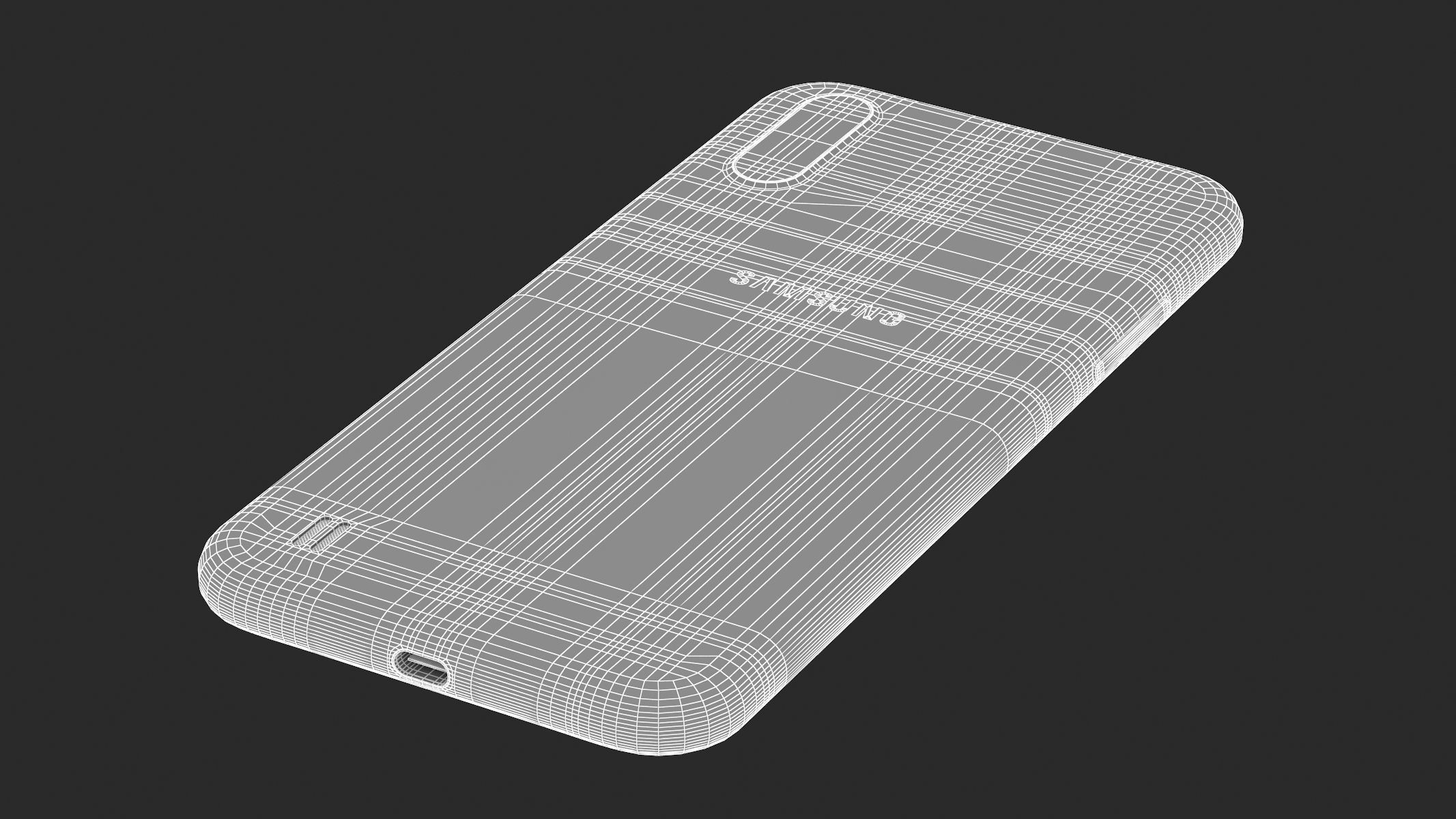 Samsung Galaxy A01 Black 3D model_27