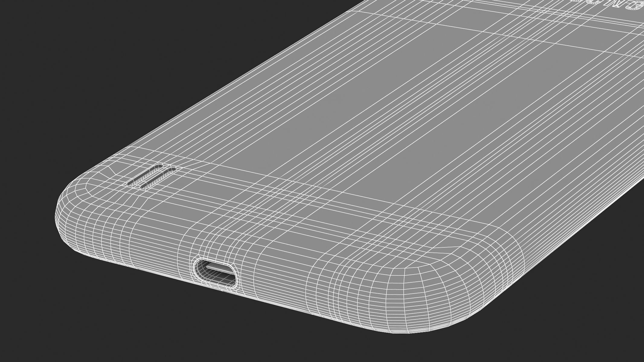 Samsung Galaxy A01 Black 3D model_38
