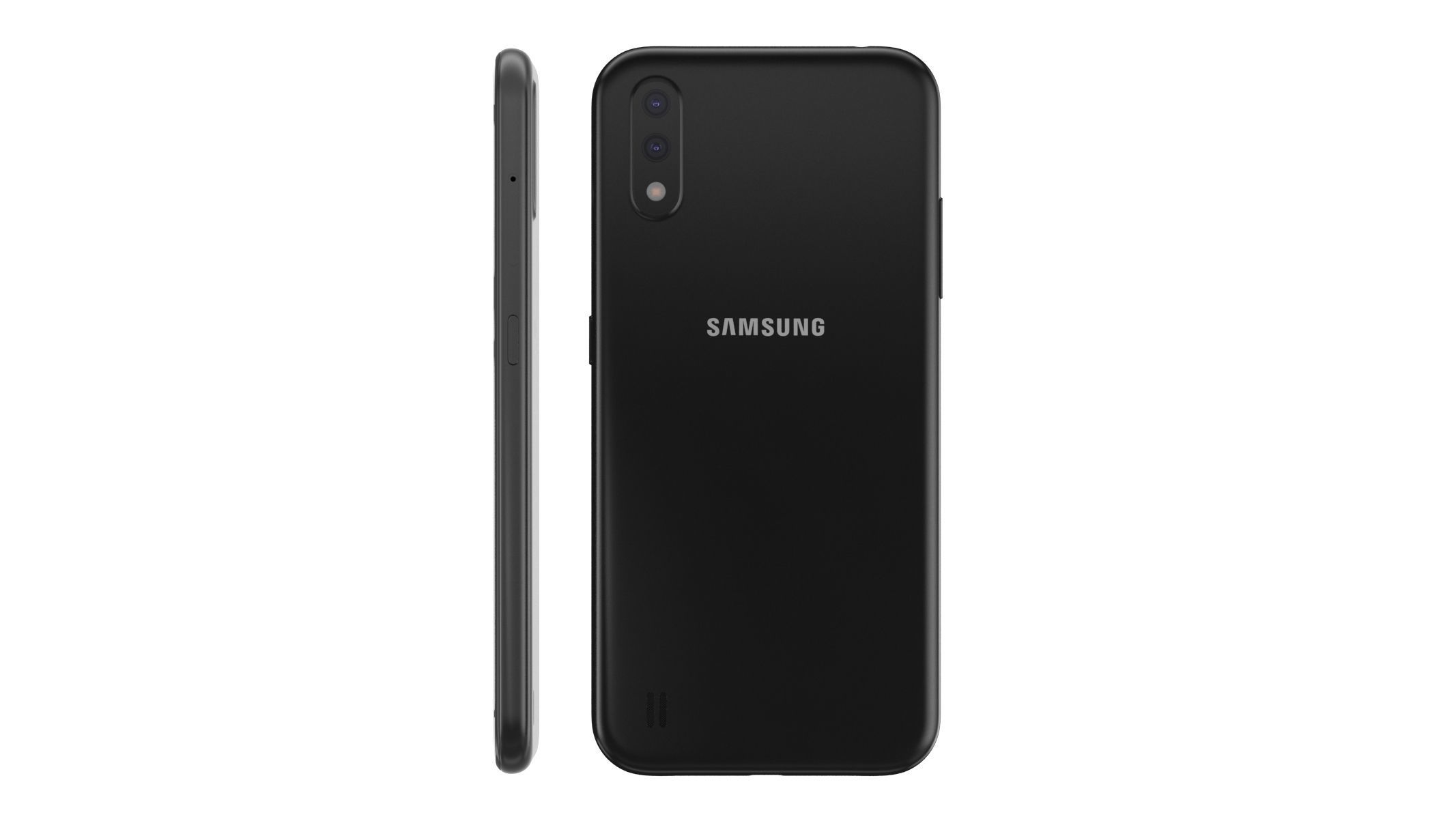 Samsung Galaxy A01 Black 3D model_5