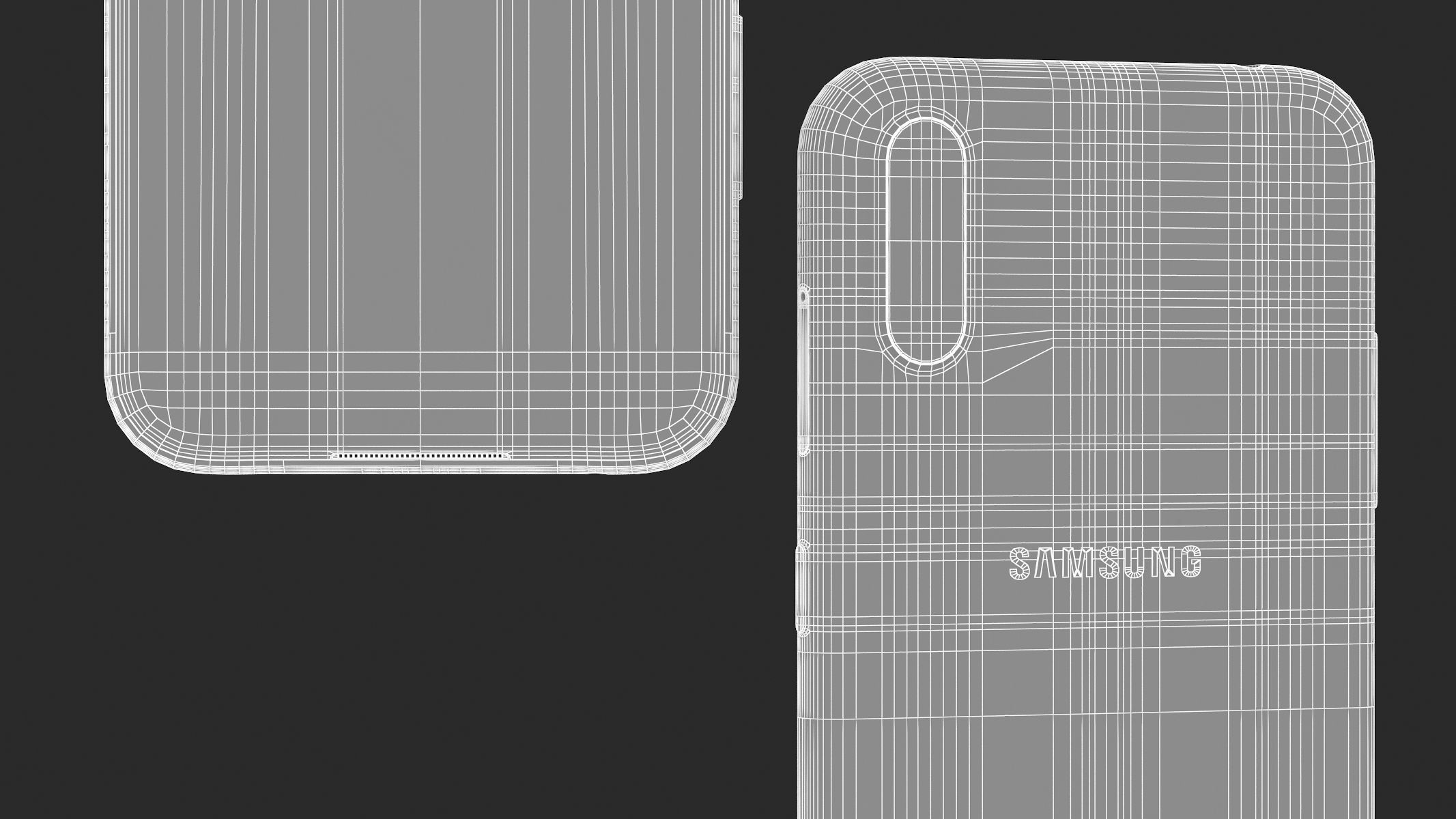 Samsung Galaxy A01 Black 3D model_30
