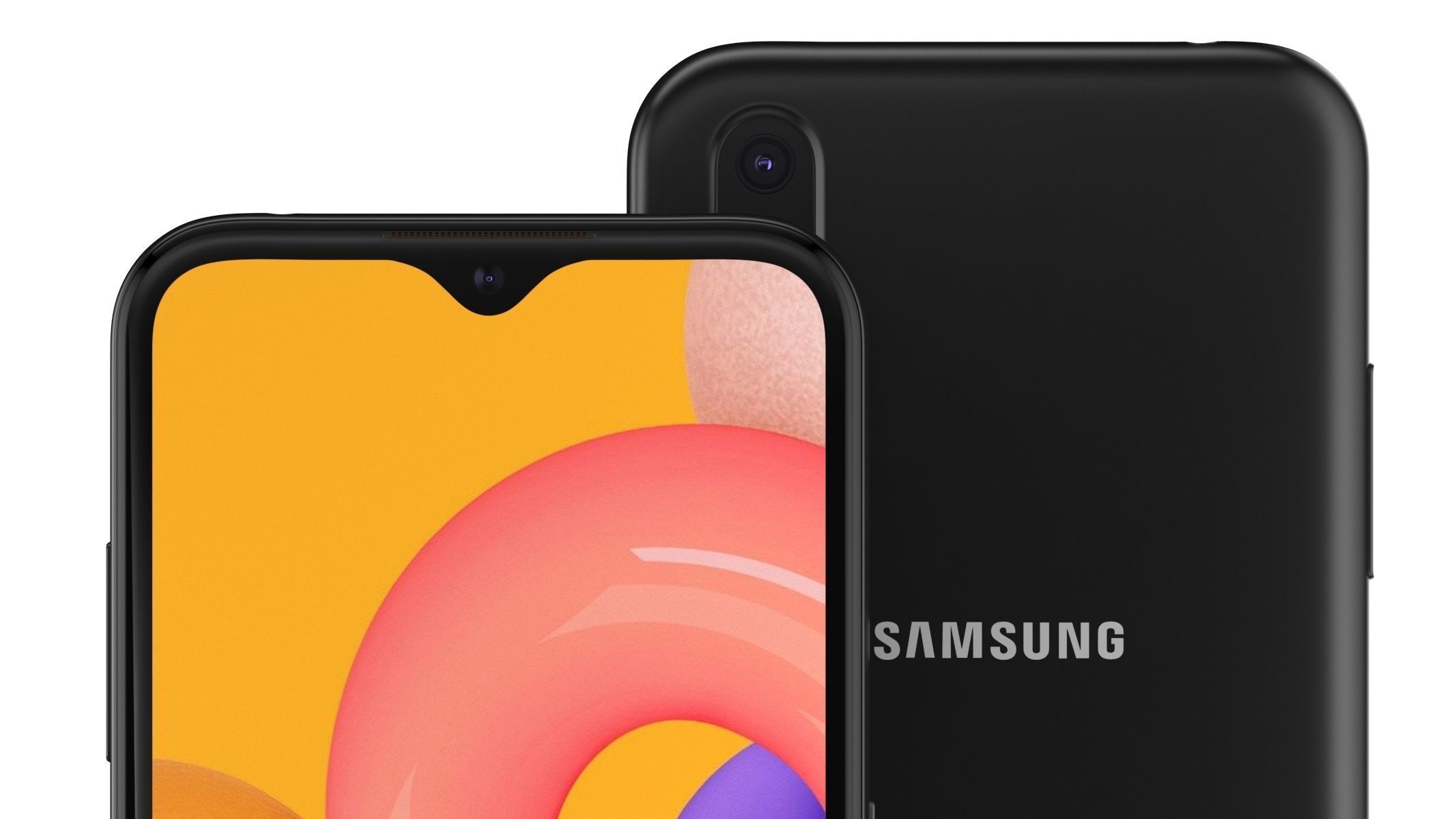 Samsung Galaxy A01 Black 3D model_16