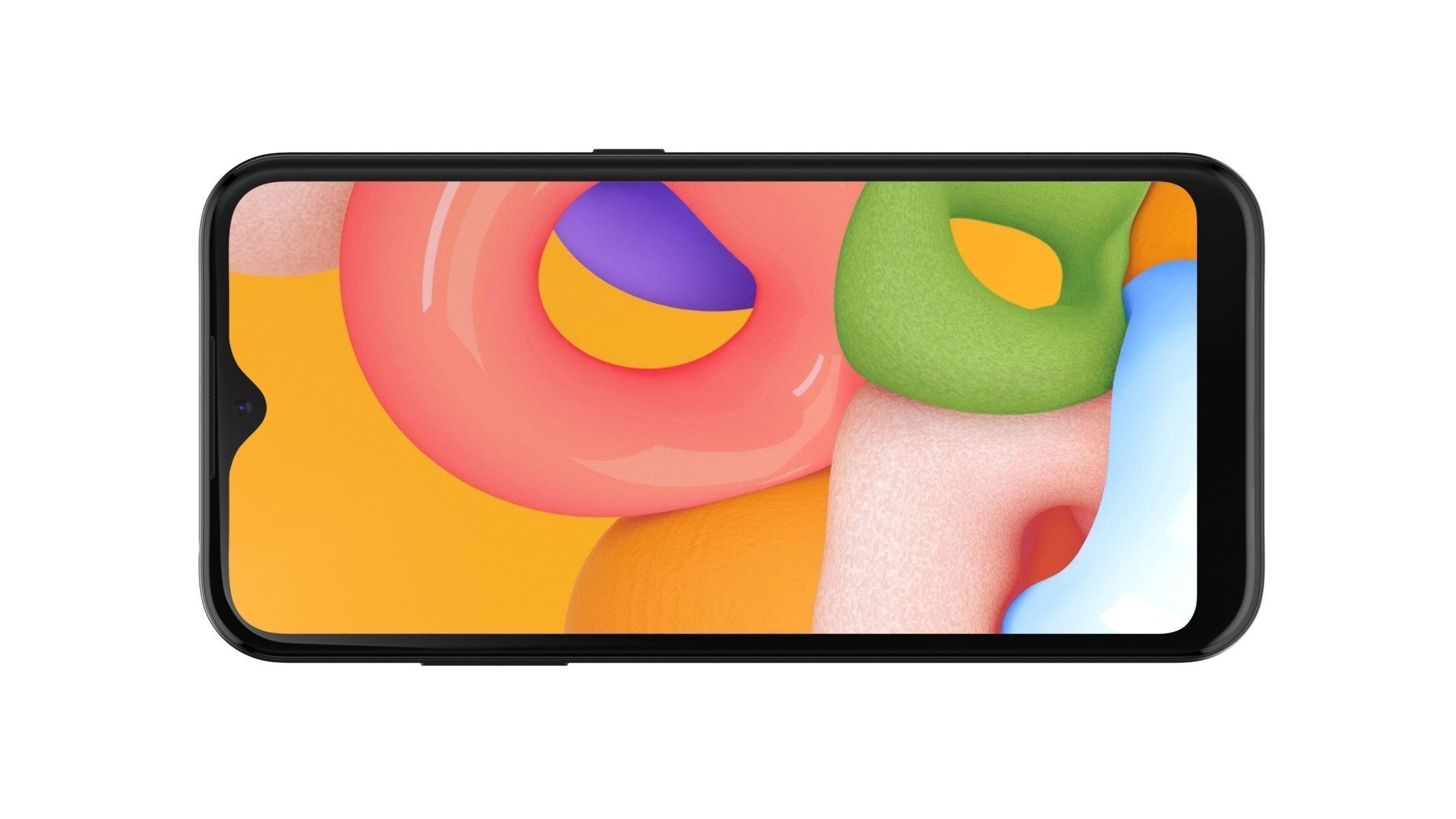 Samsung Galaxy A01 Black 3D model_8