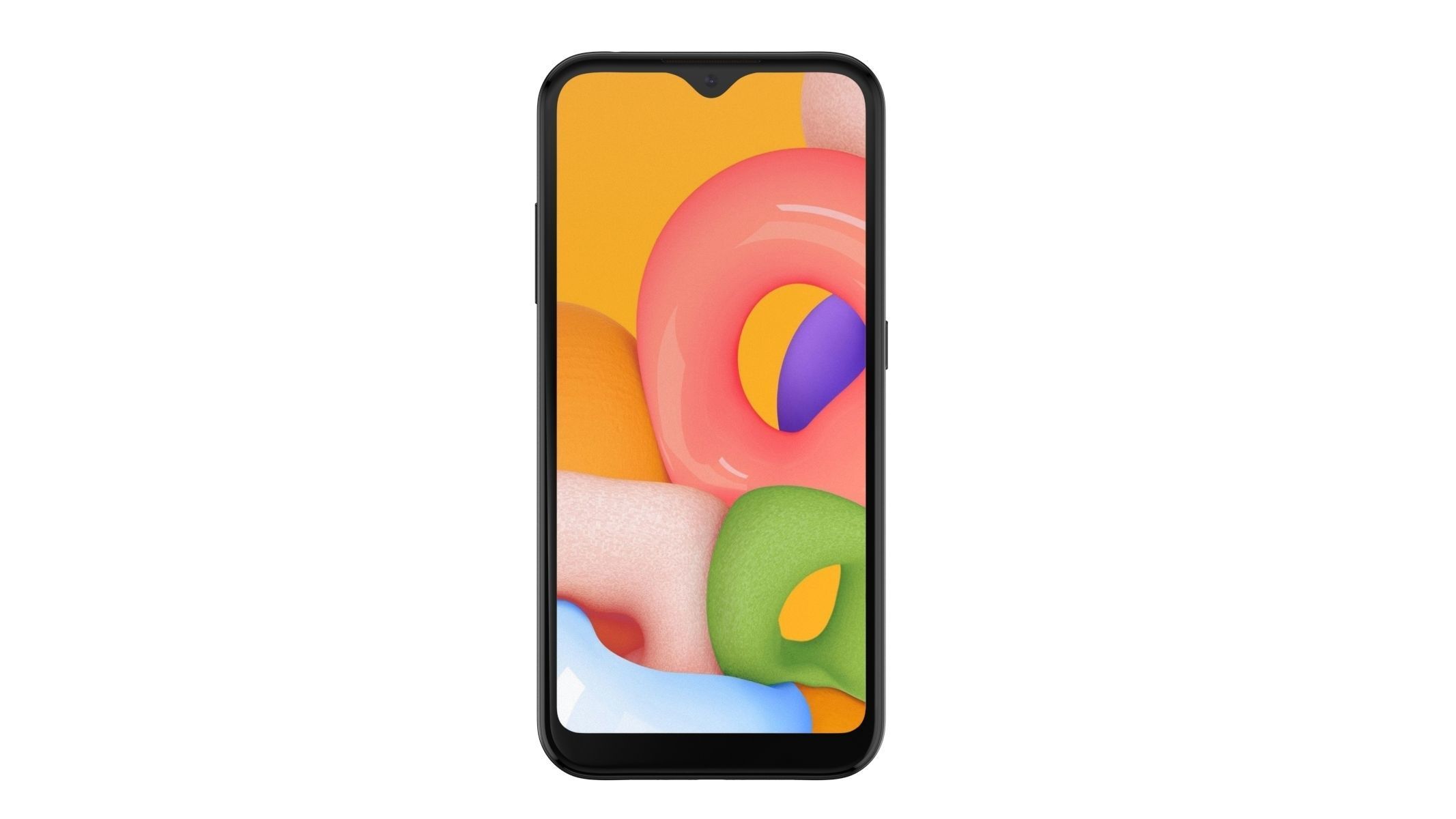 Samsung Galaxy A01 Black 3D model_6