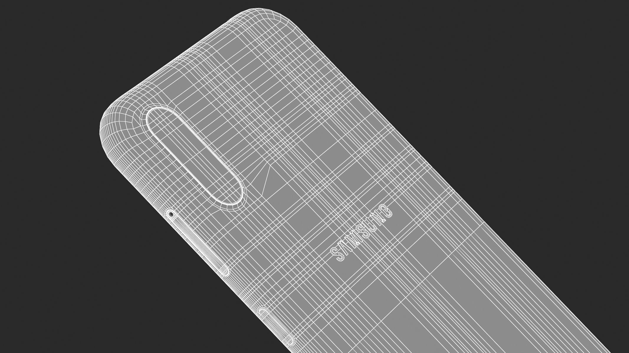 Samsung Galaxy A01 Black 3D model_36