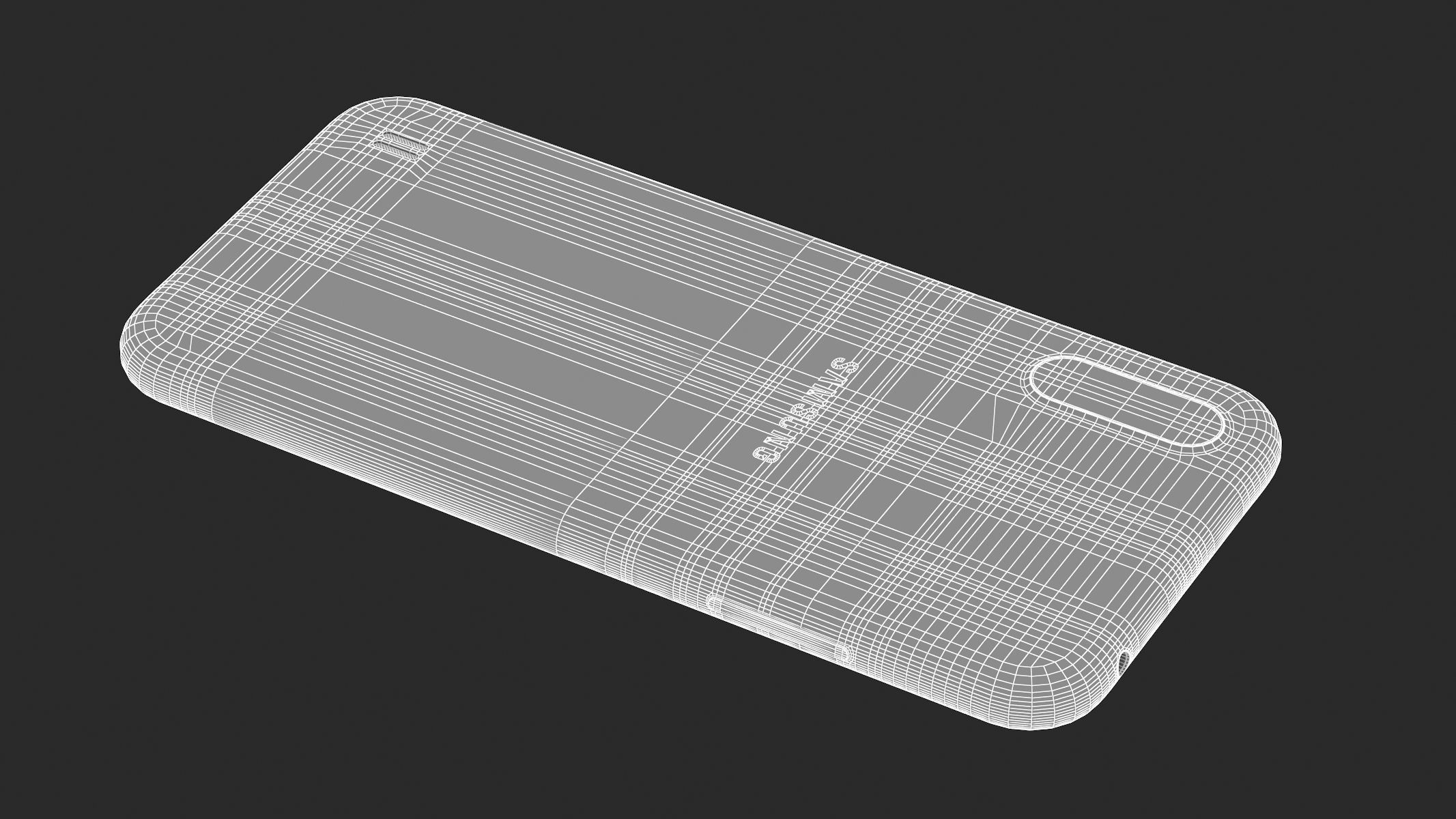 Samsung Galaxy A01 Black 3D model_26