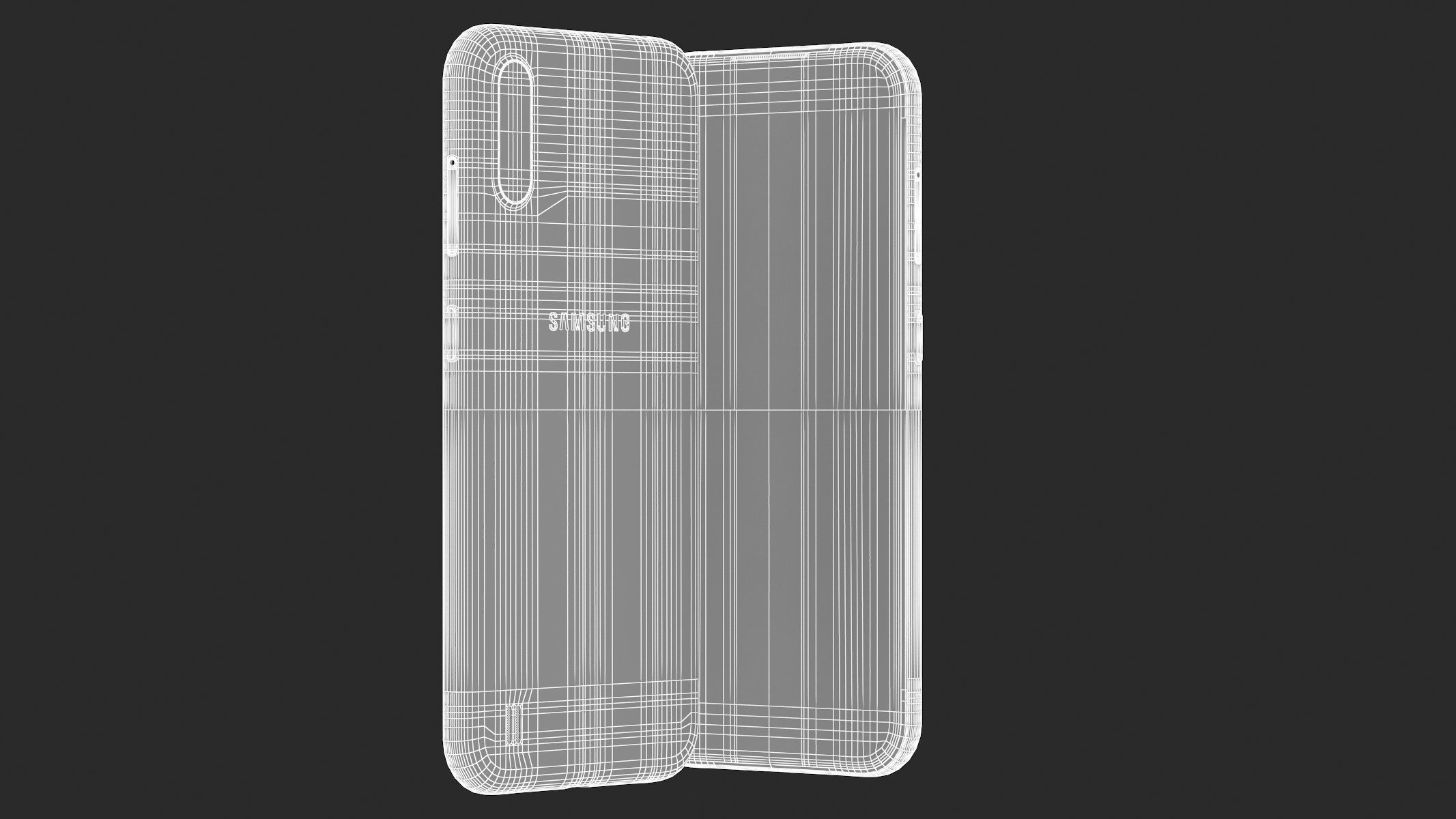Samsung Galaxy A01 Black 3D model_28