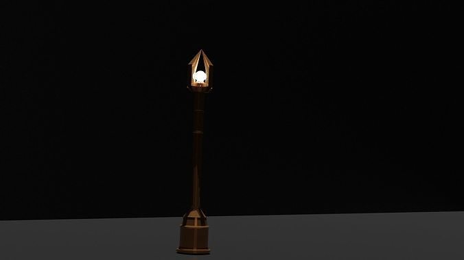 Post Lamp Free 3D print model