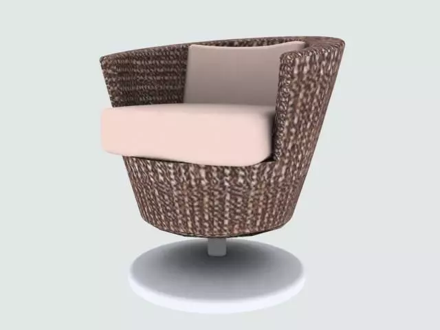 chair wicker Free 3D model