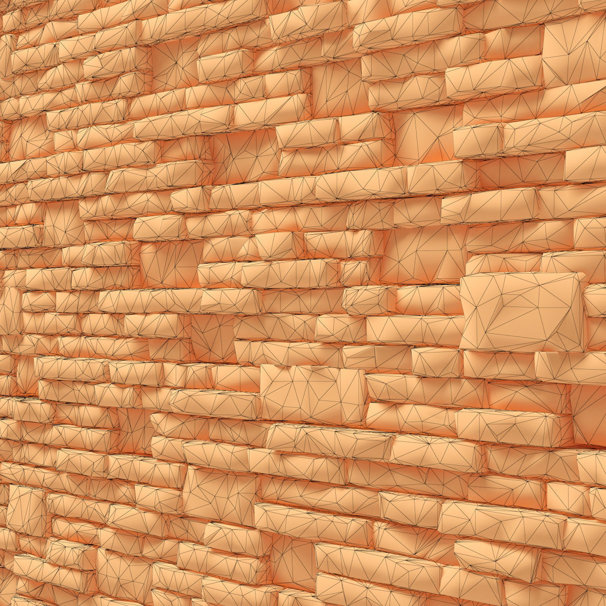Brick stone wall granite many n3 3D model_26