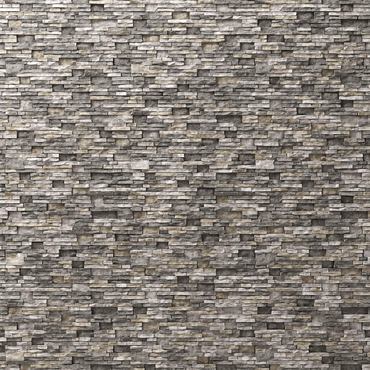 Brick stone wall granite many n3 3D model_10