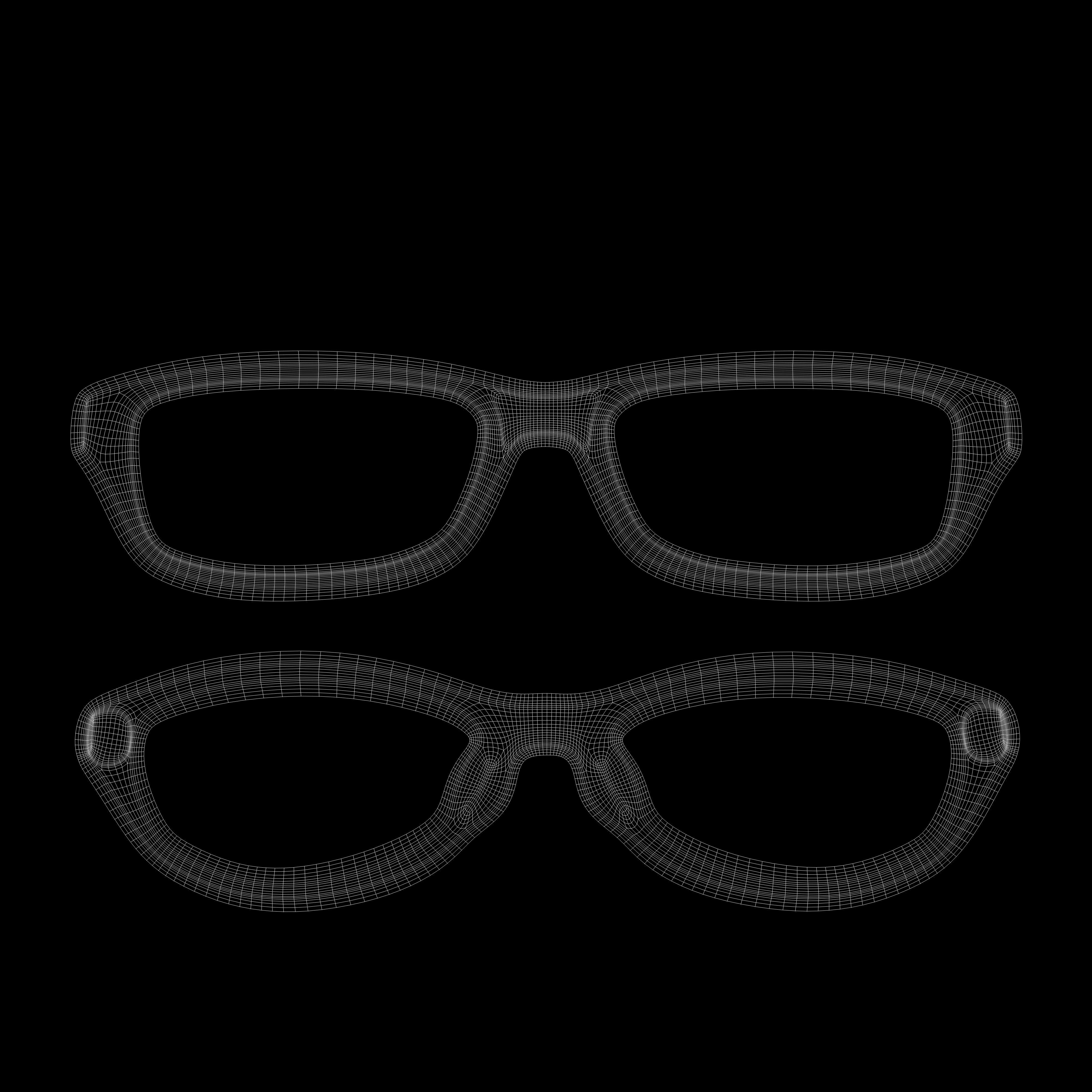 Eyeglasses for Men and Women 3D print model_19