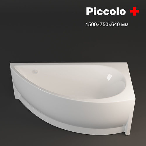 Bath asymmetric Piccolo 3D model