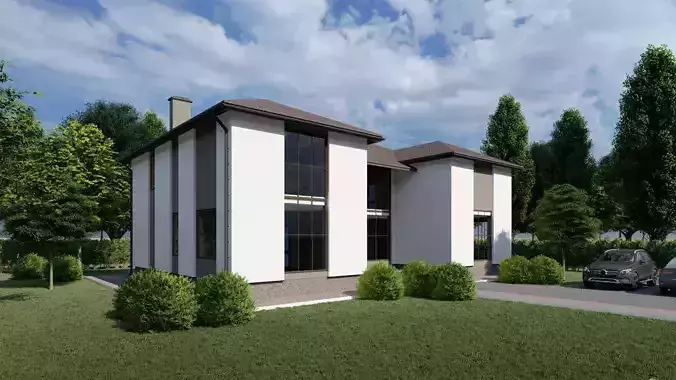 House 1 modern in countryside