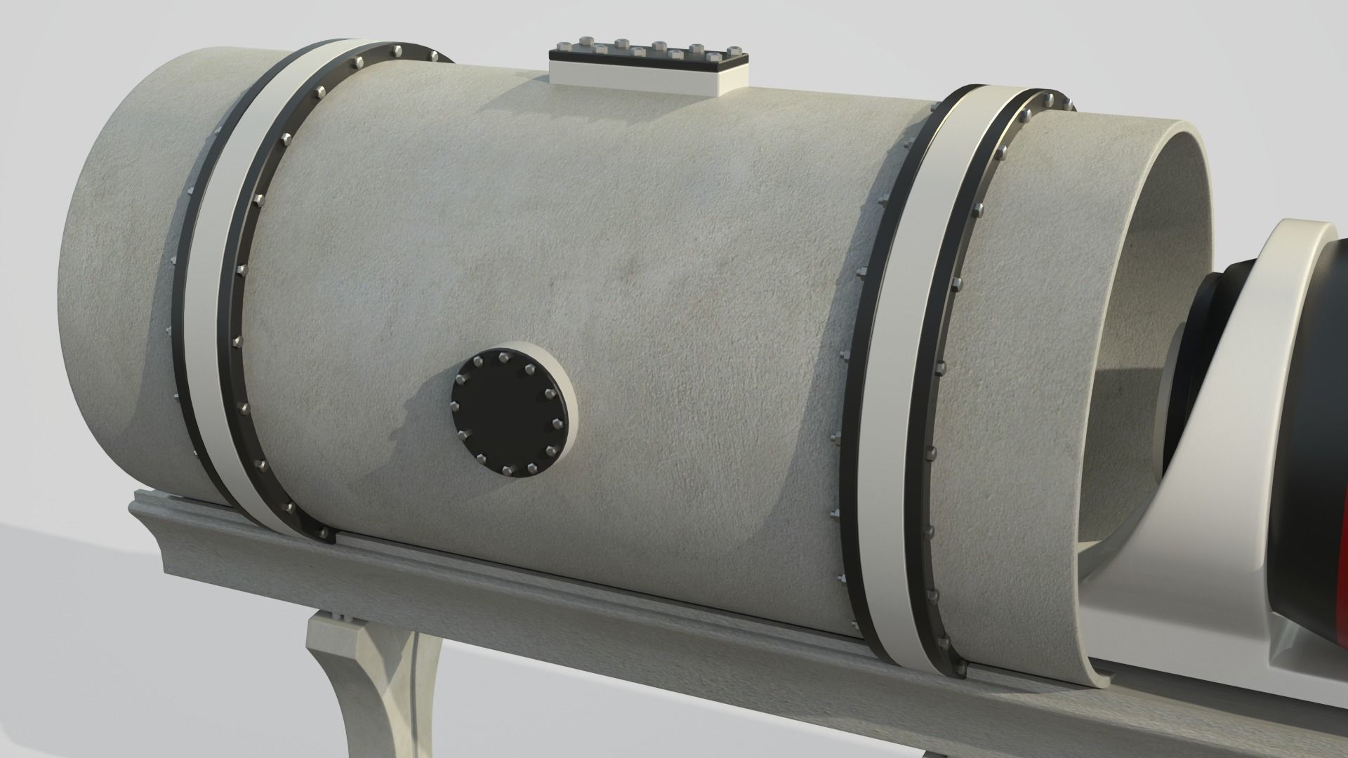 Hyperloop Train 3D model_5