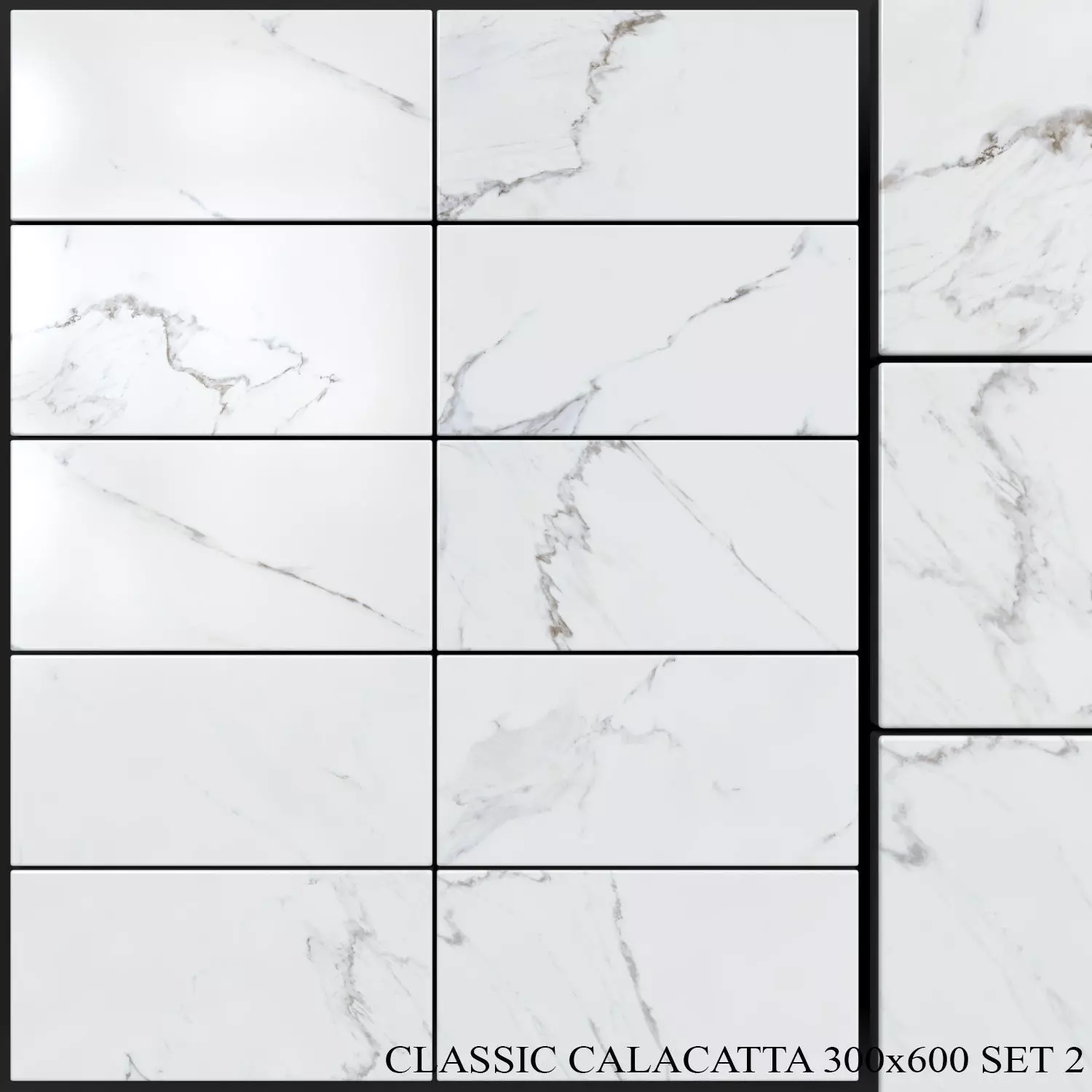 Yurtbay Seramik Classic Calacatta 300x600 Set 2 3D model_0